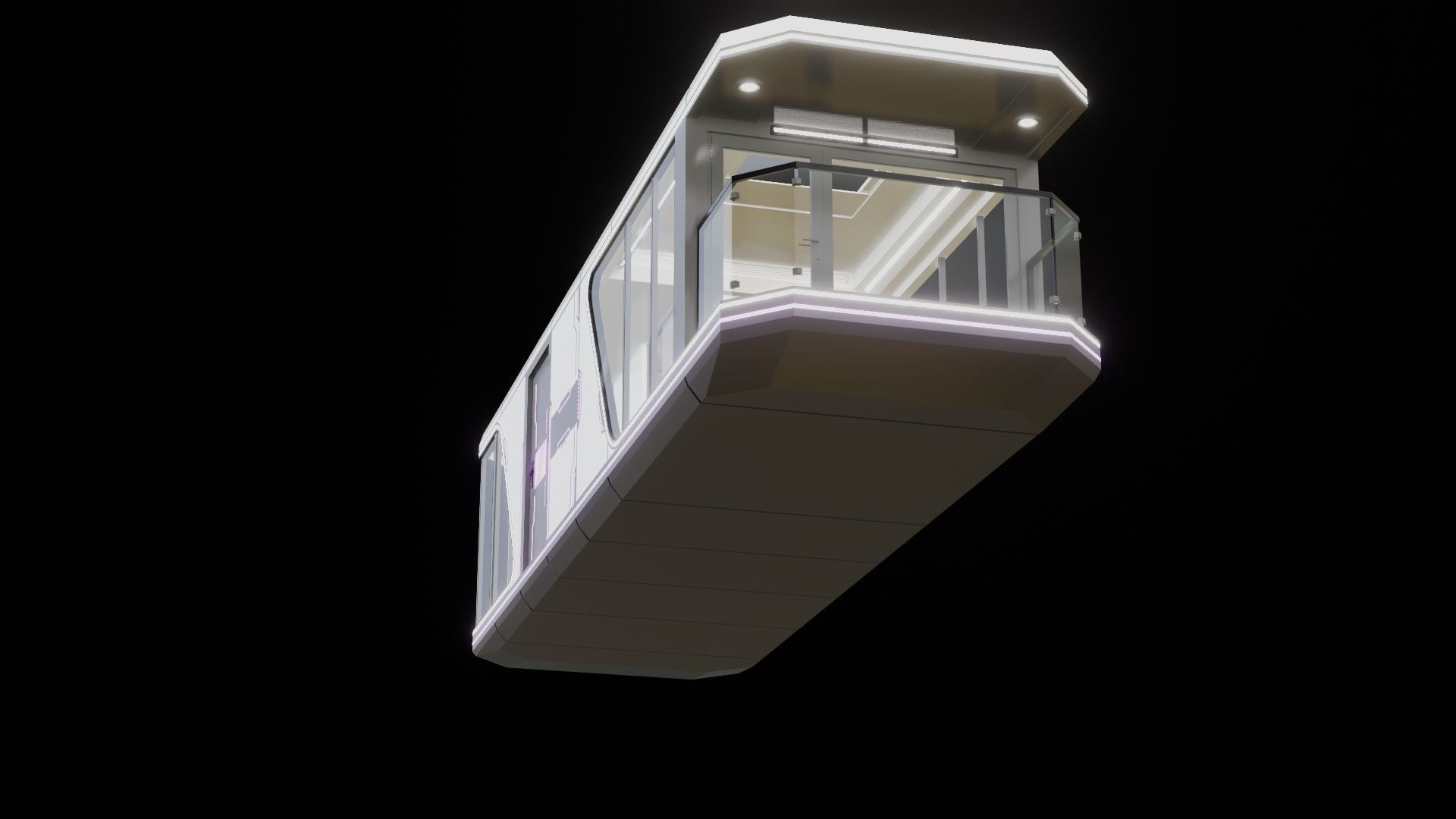 Capsule Home Low-poly 3D model_25