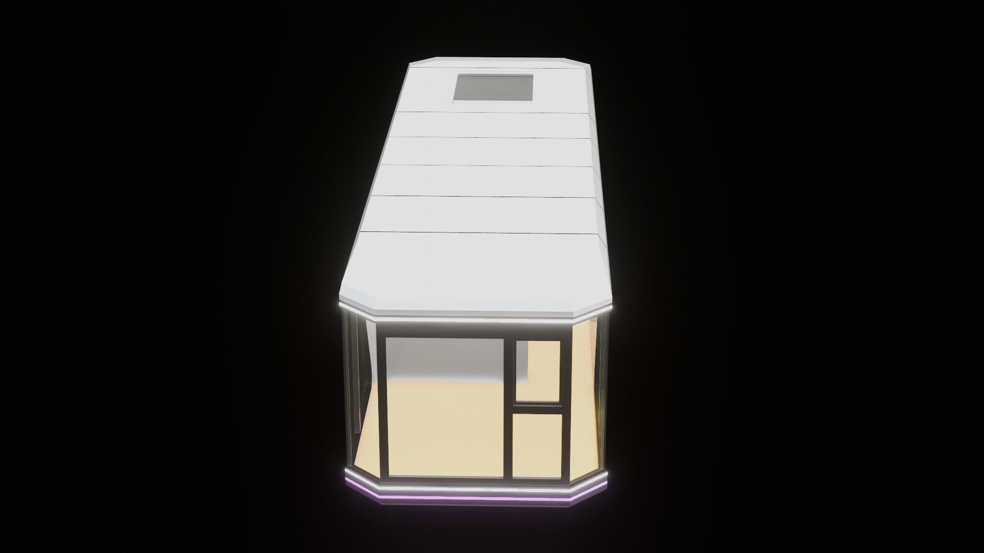 Capsule Home Low-poly 3D model_16
