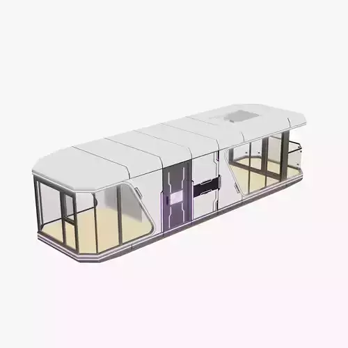 Capsule Home Low-poly 3D model