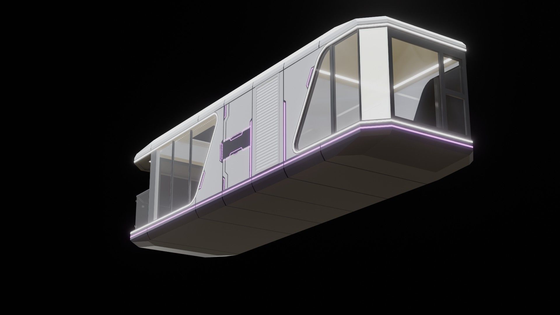 Capsule Home Low-poly 3D model_34