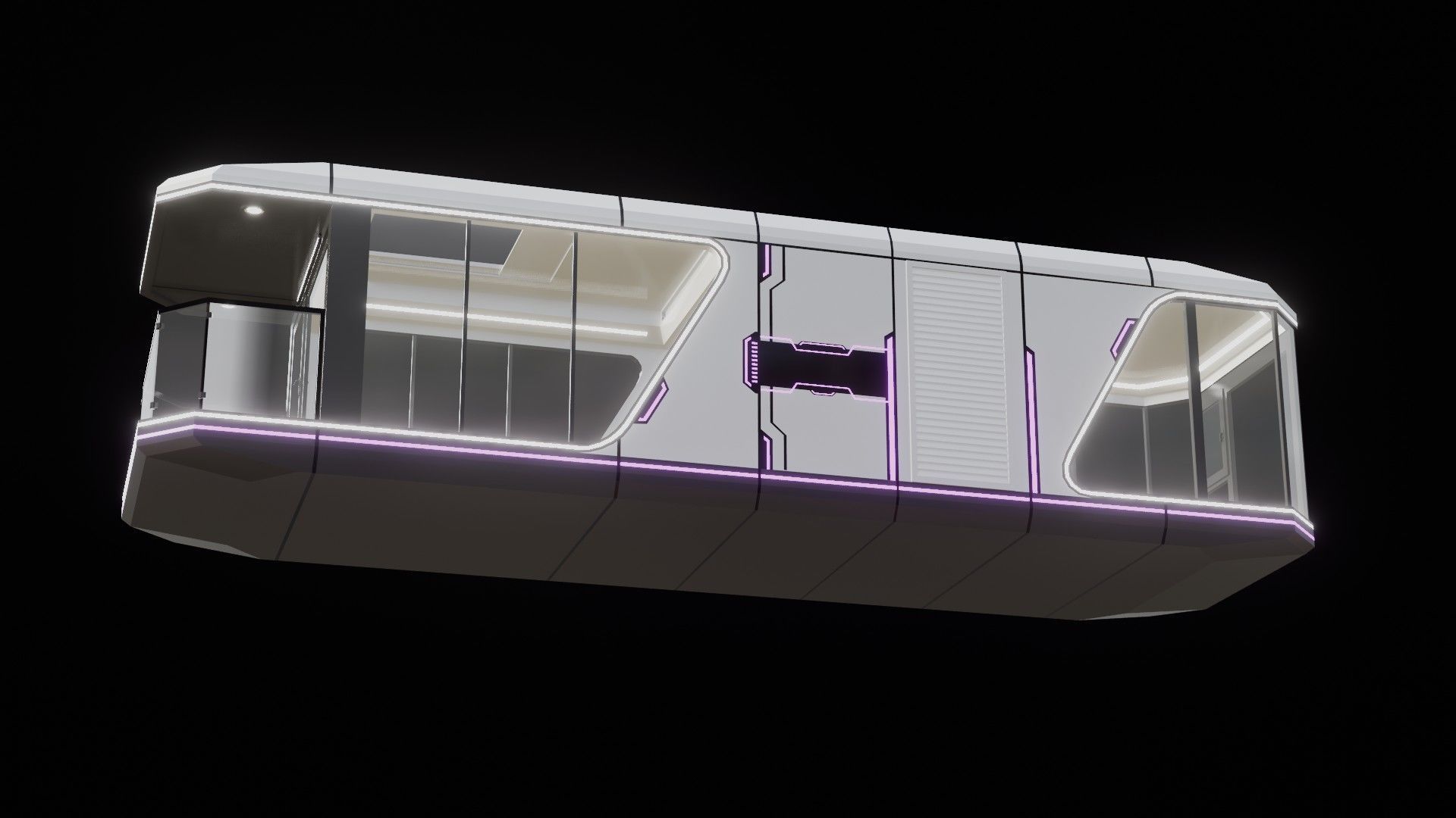 Capsule Home Low-poly 3D model_30