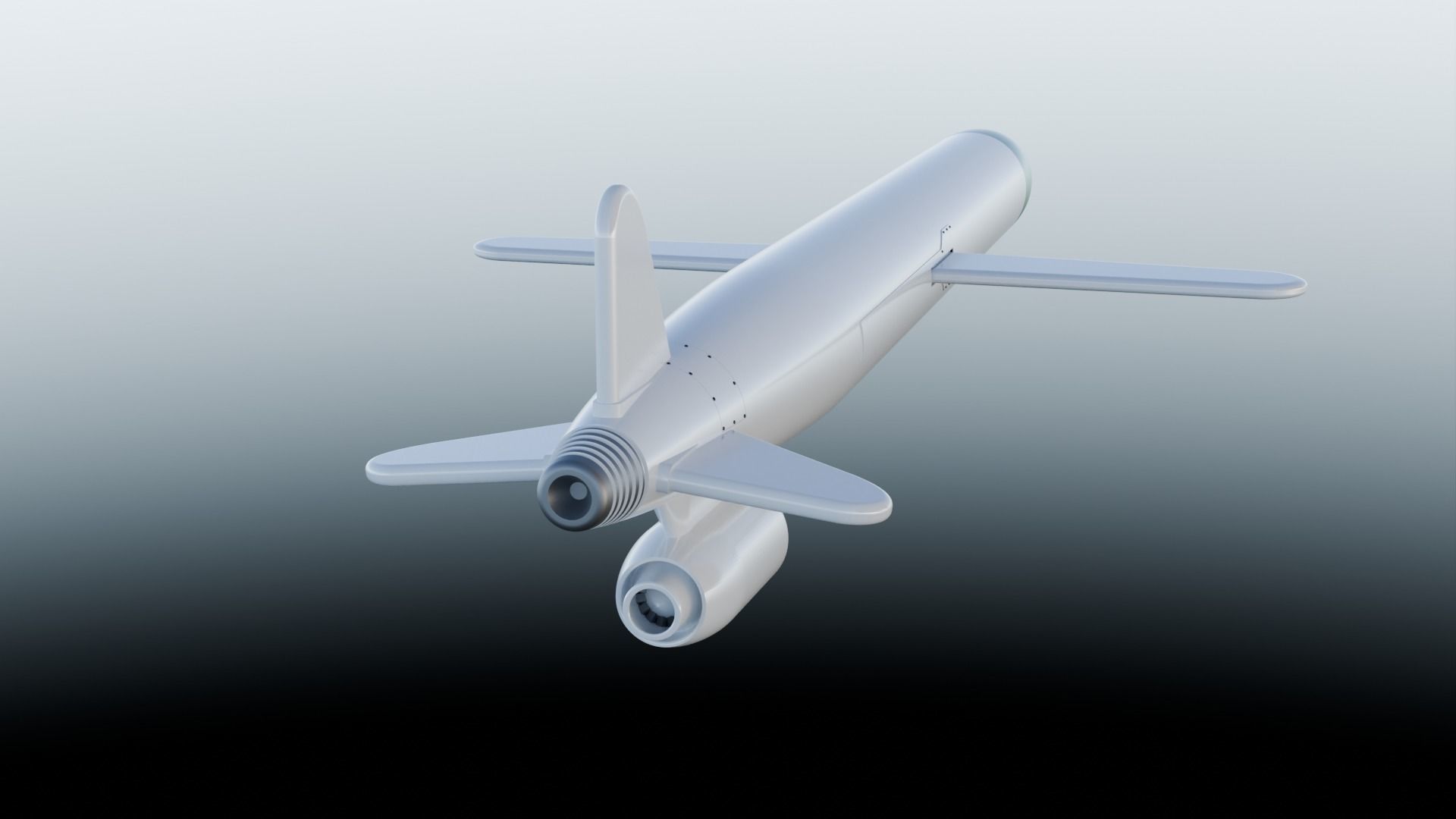 KH-55 Russian Cruise Missile 3D print model_9