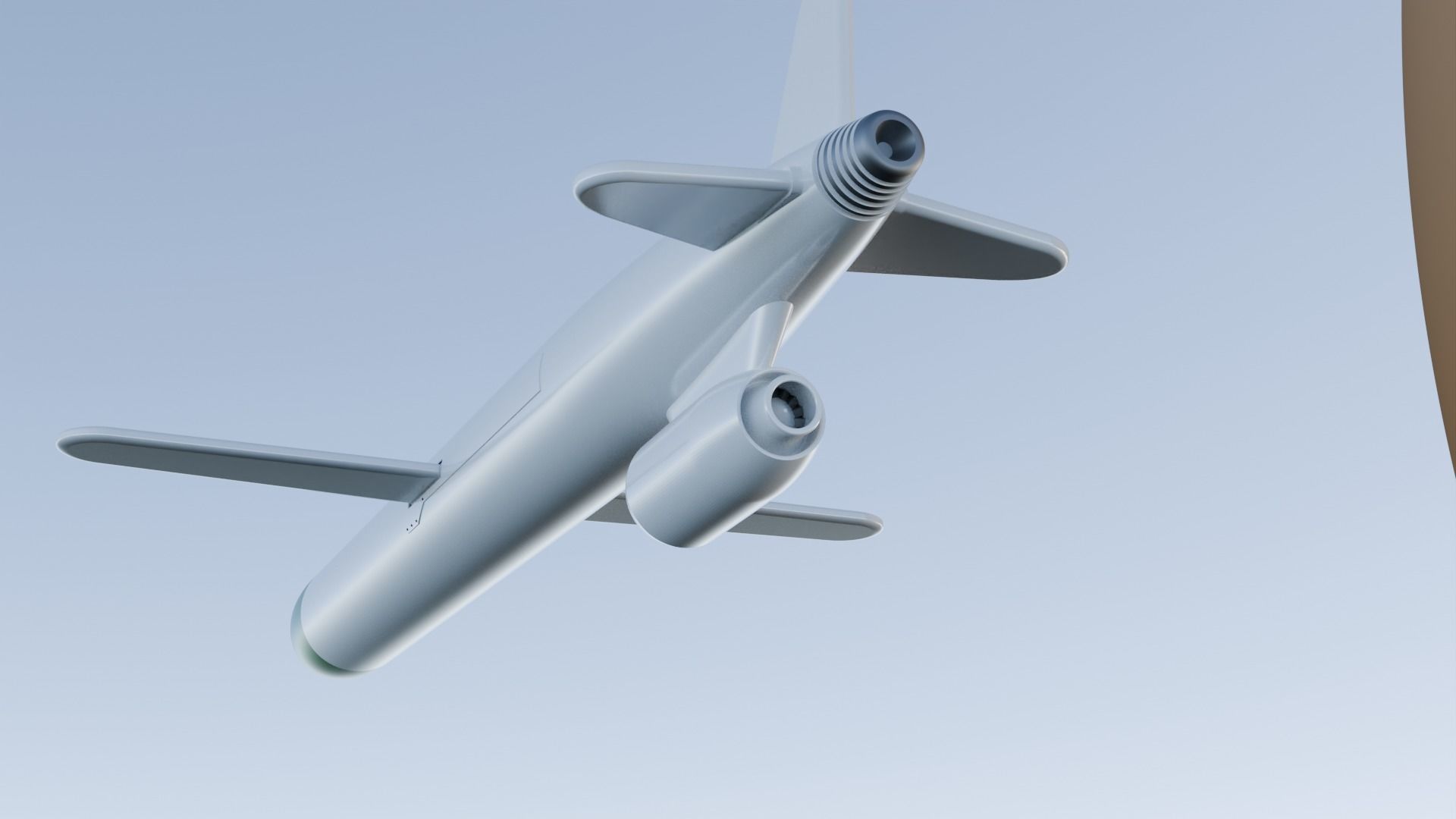 KH-55 Russian Cruise Missile 3D print model_6
