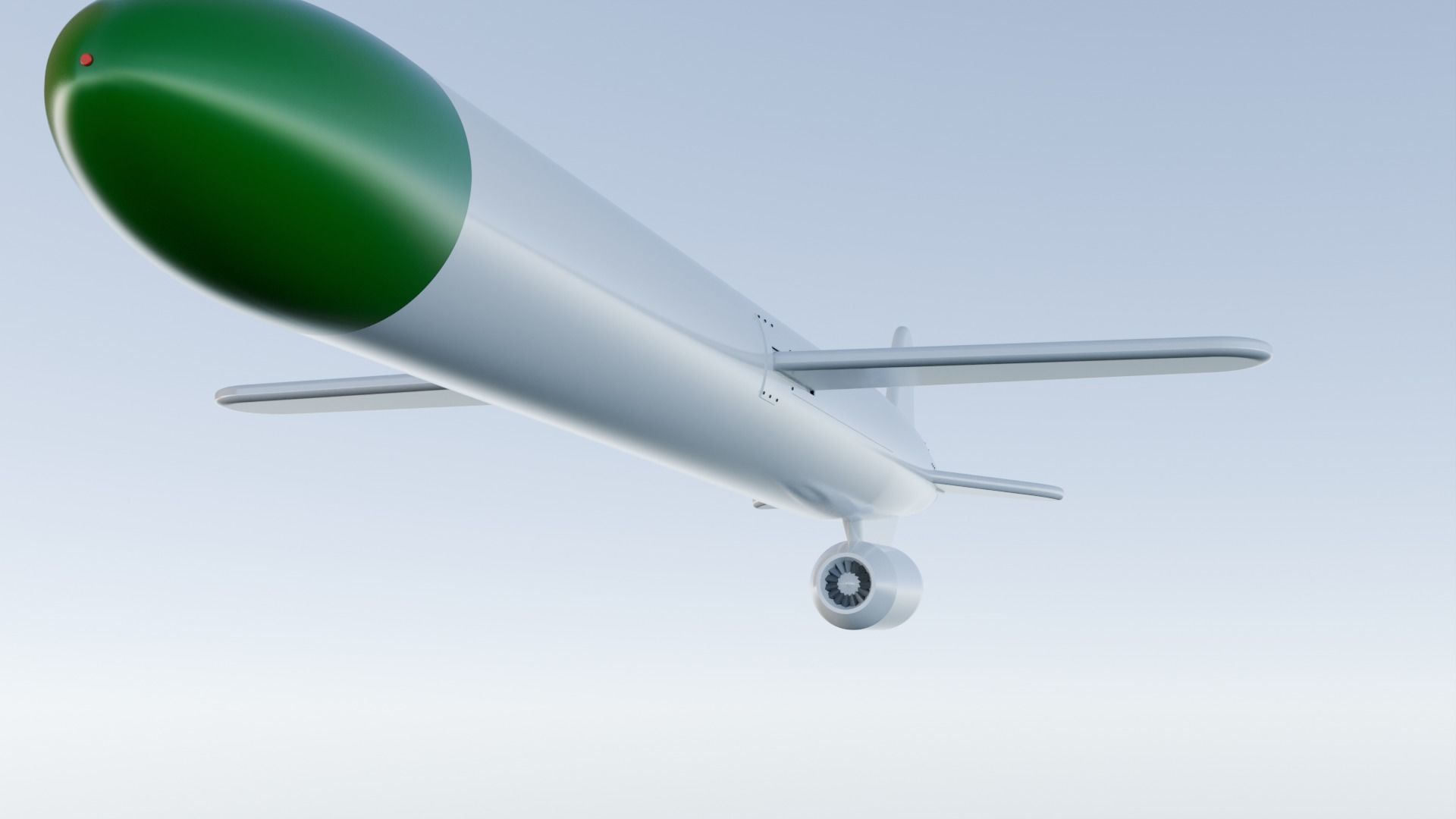 KH-55 Russian Cruise Missile 3D print model_1