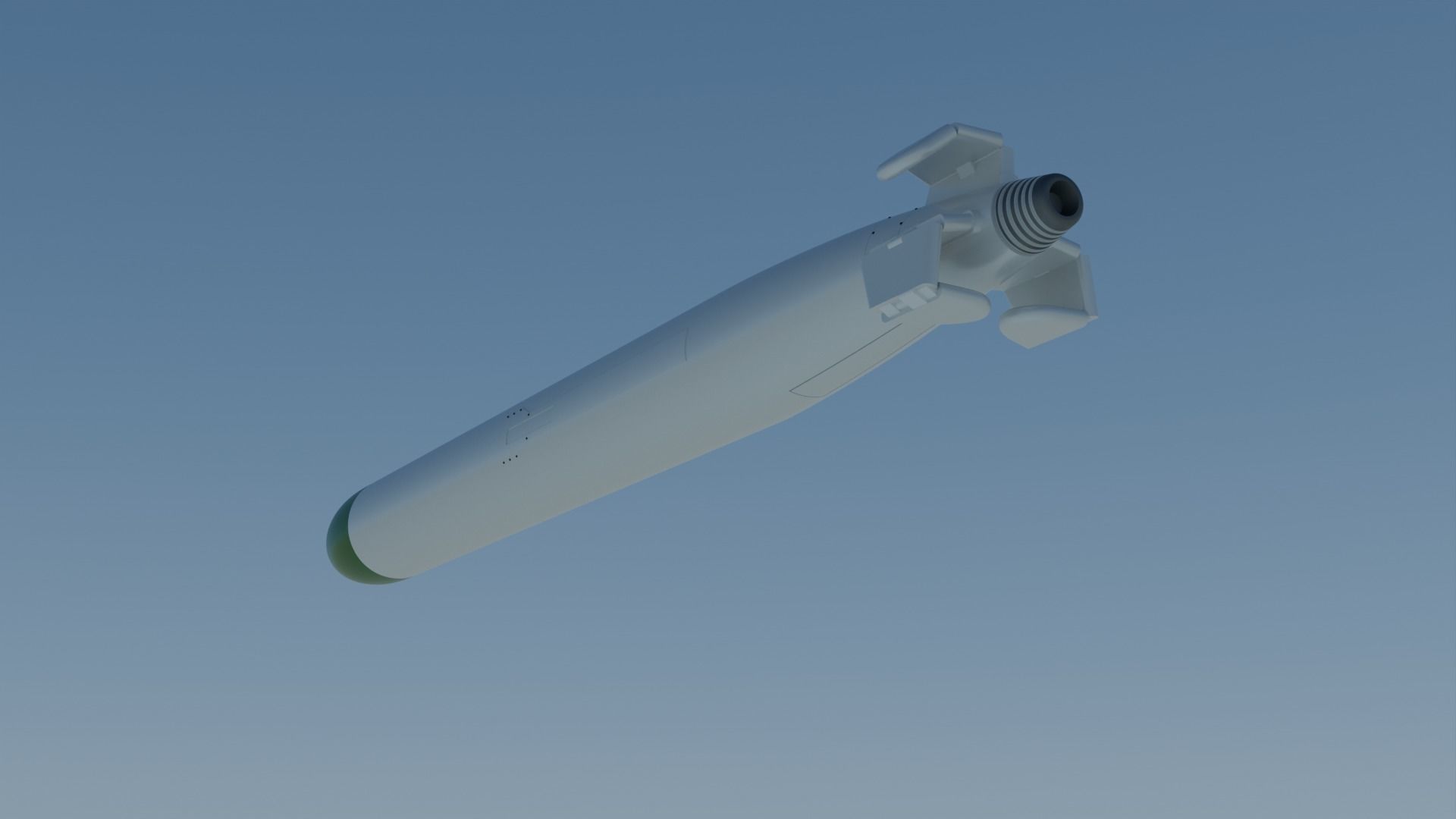 KH-55 Russian Cruise Missile 3D print model_5