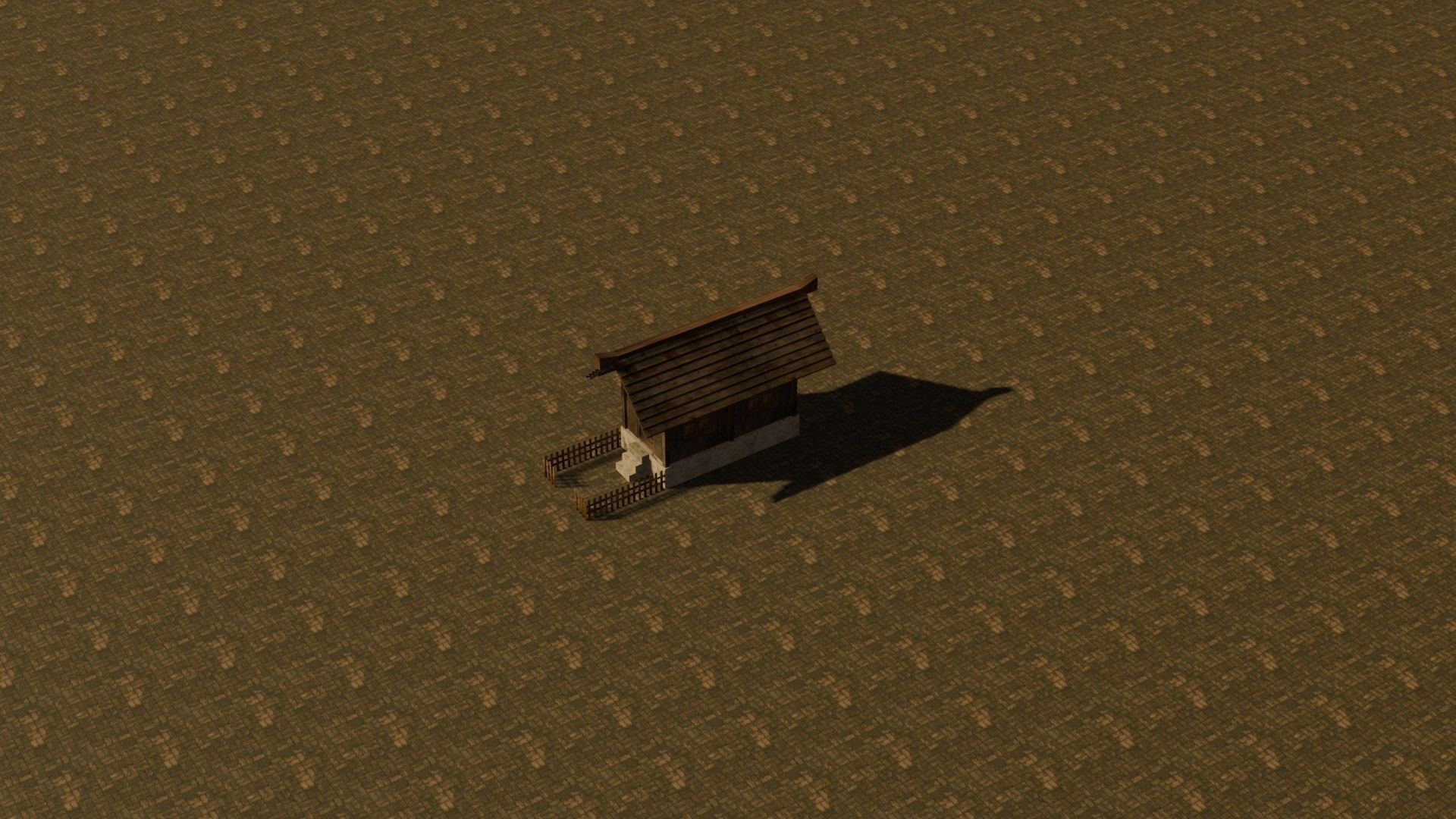 Medieval House 21 Free low-poly 3D model_19