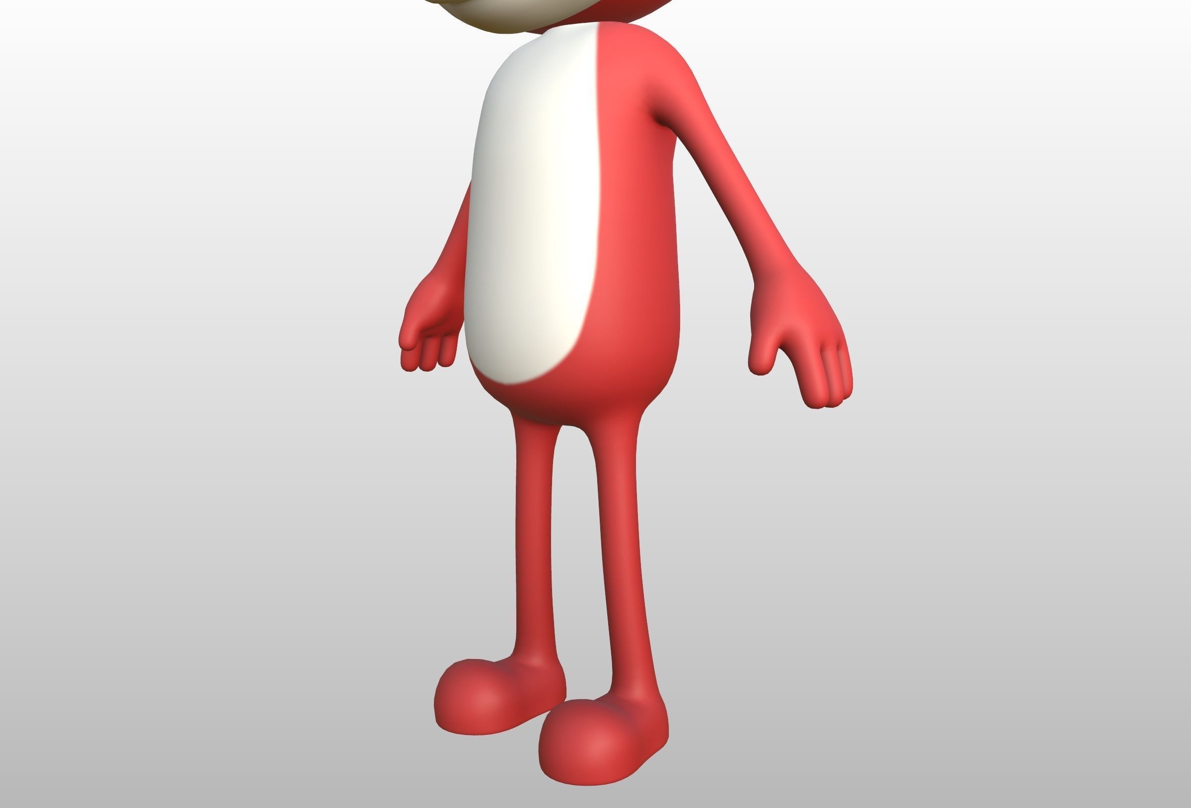 Mascot020 Johny 3D model_19