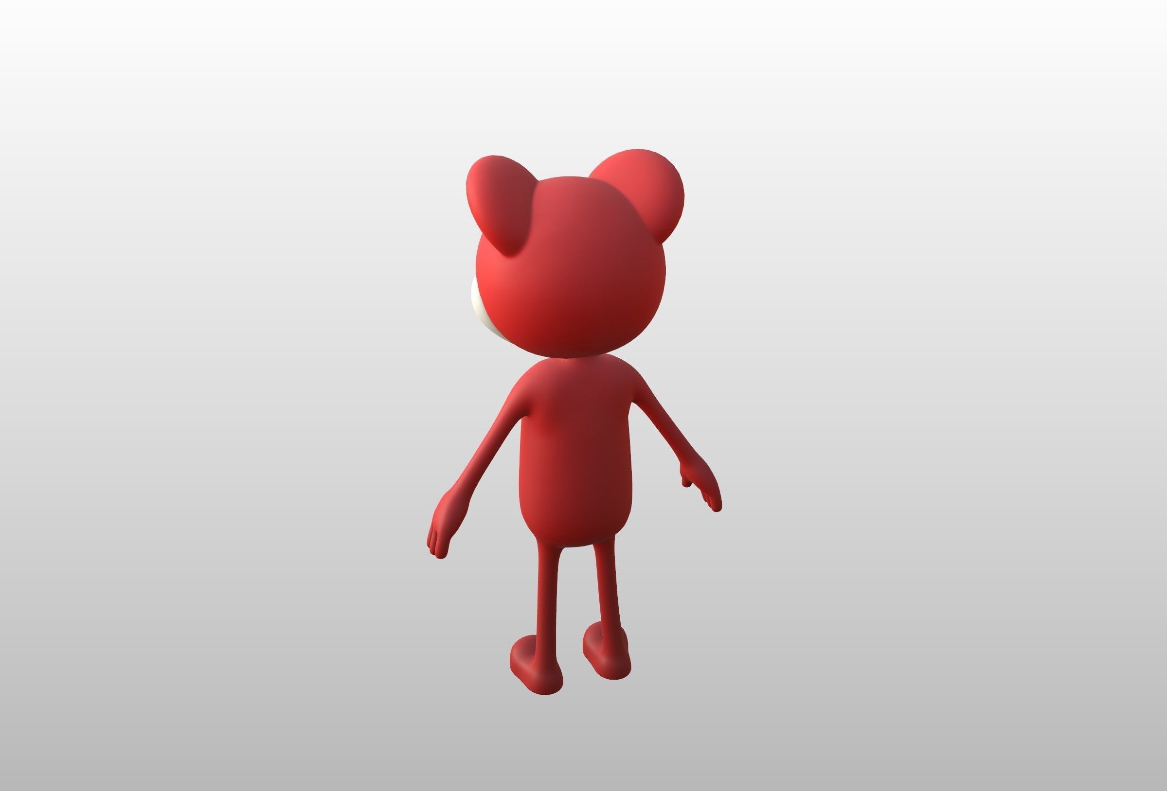 Mascot020 Johny 3D model_16