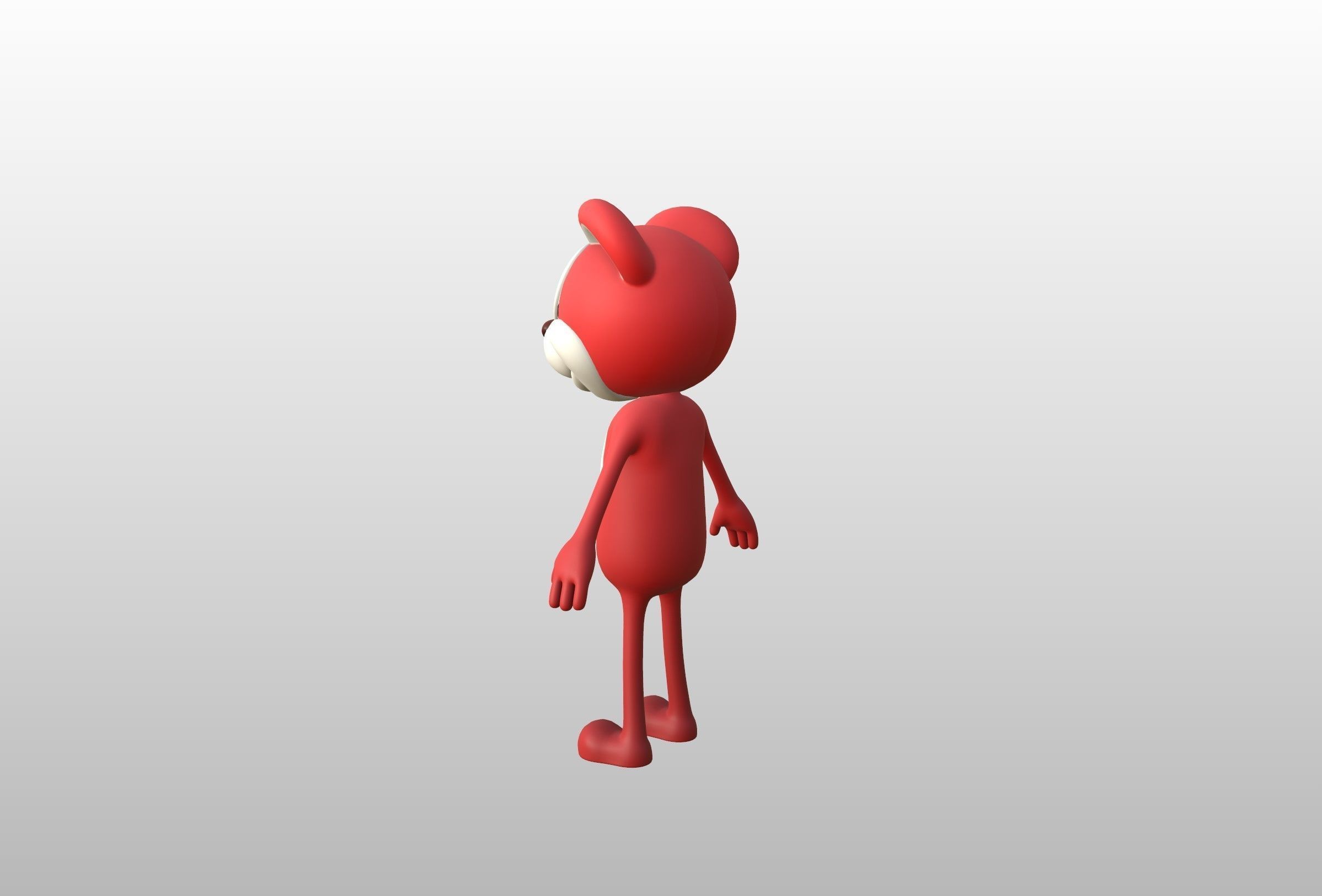 Mascot020 Johny 3D model_17