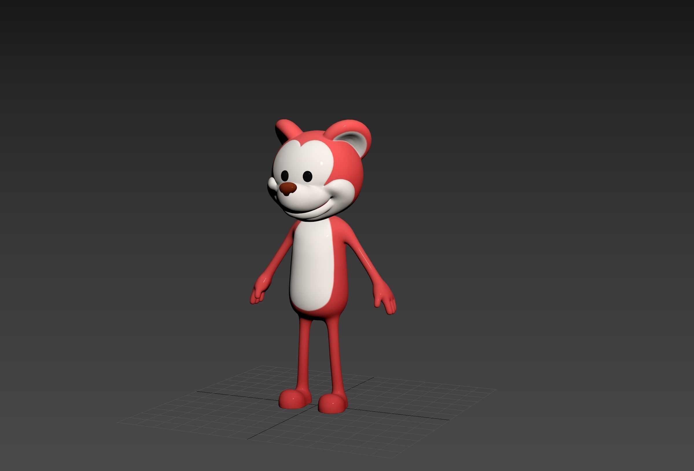 Mascot020 Johny 3D model_22