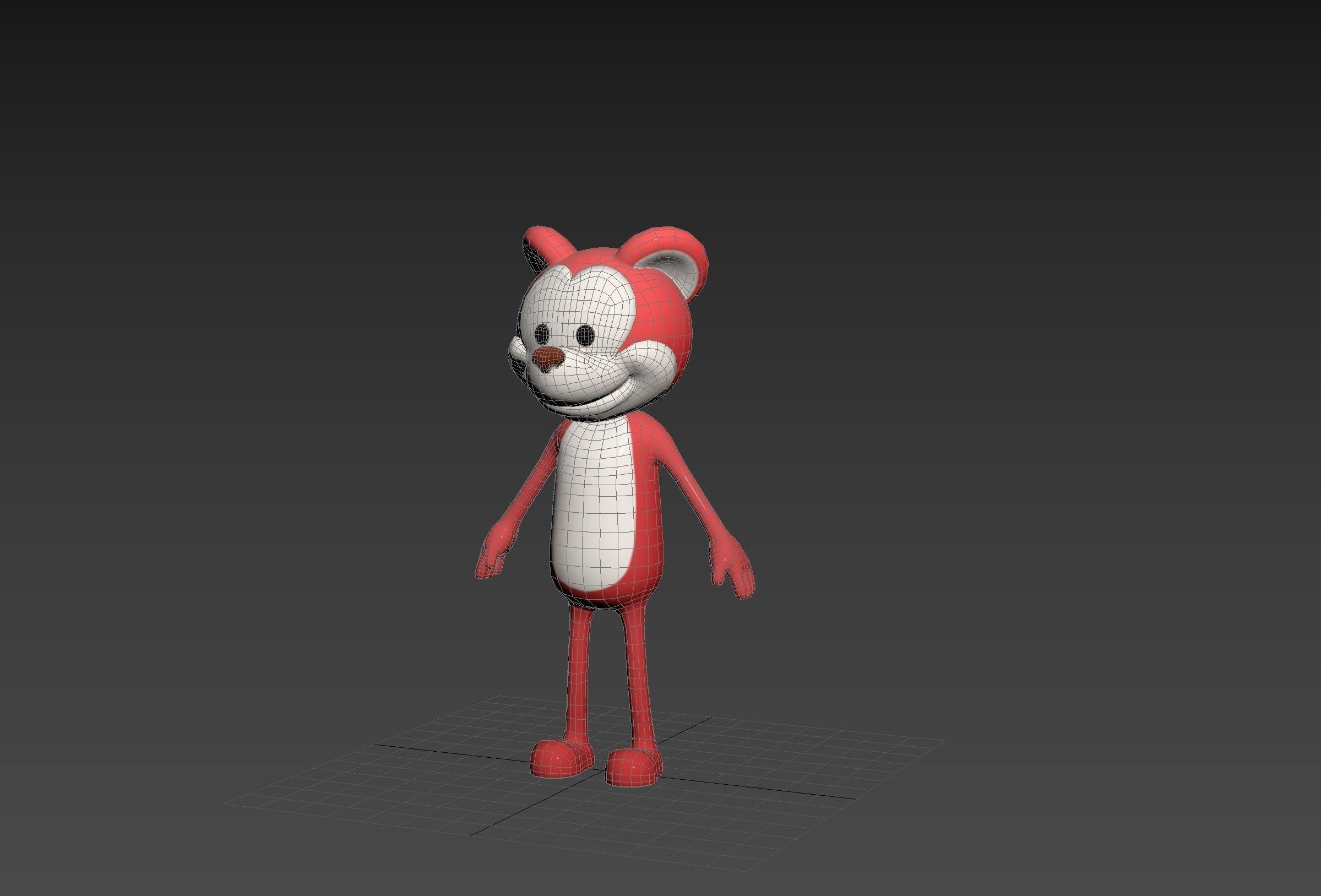 Mascot020 Johny 3D model_23