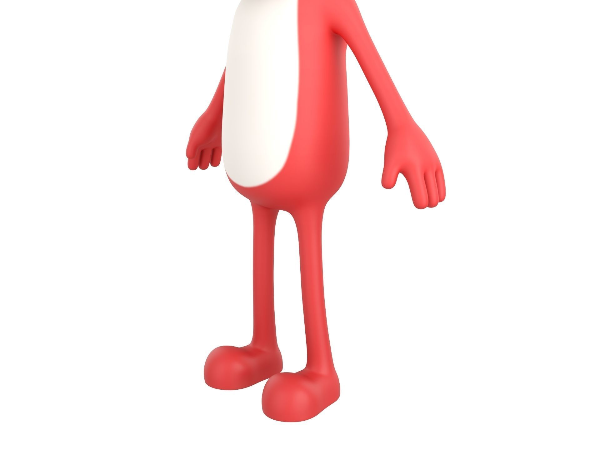Mascot020 Johny 3D model_7
