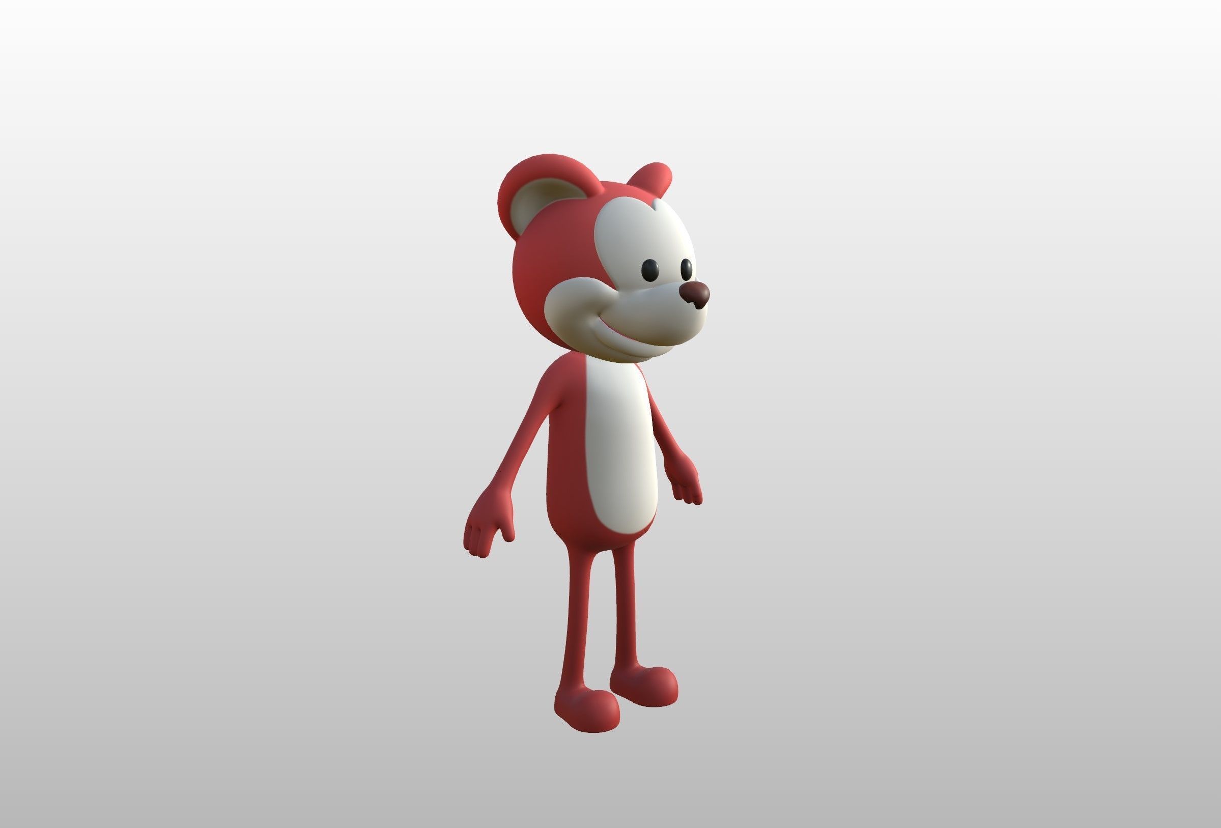 Mascot020 Johny 3D model_12