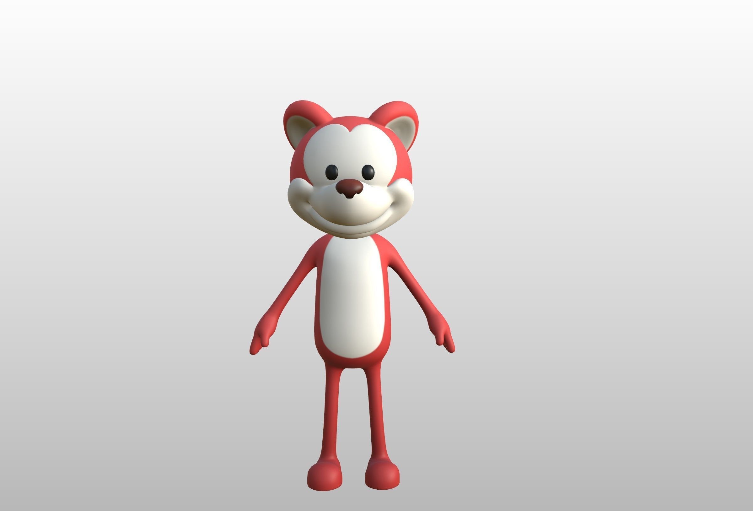 Mascot020 Johny 3D model_11