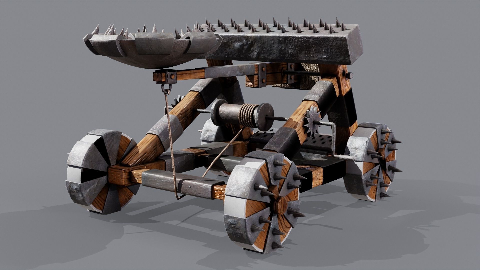 Catapult 3D model_2