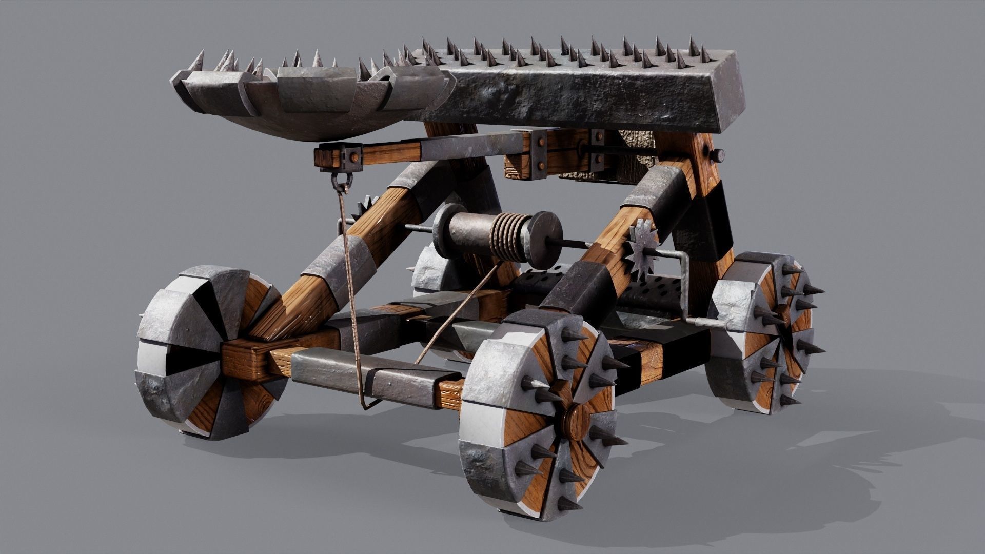 Catapult 3D model_1