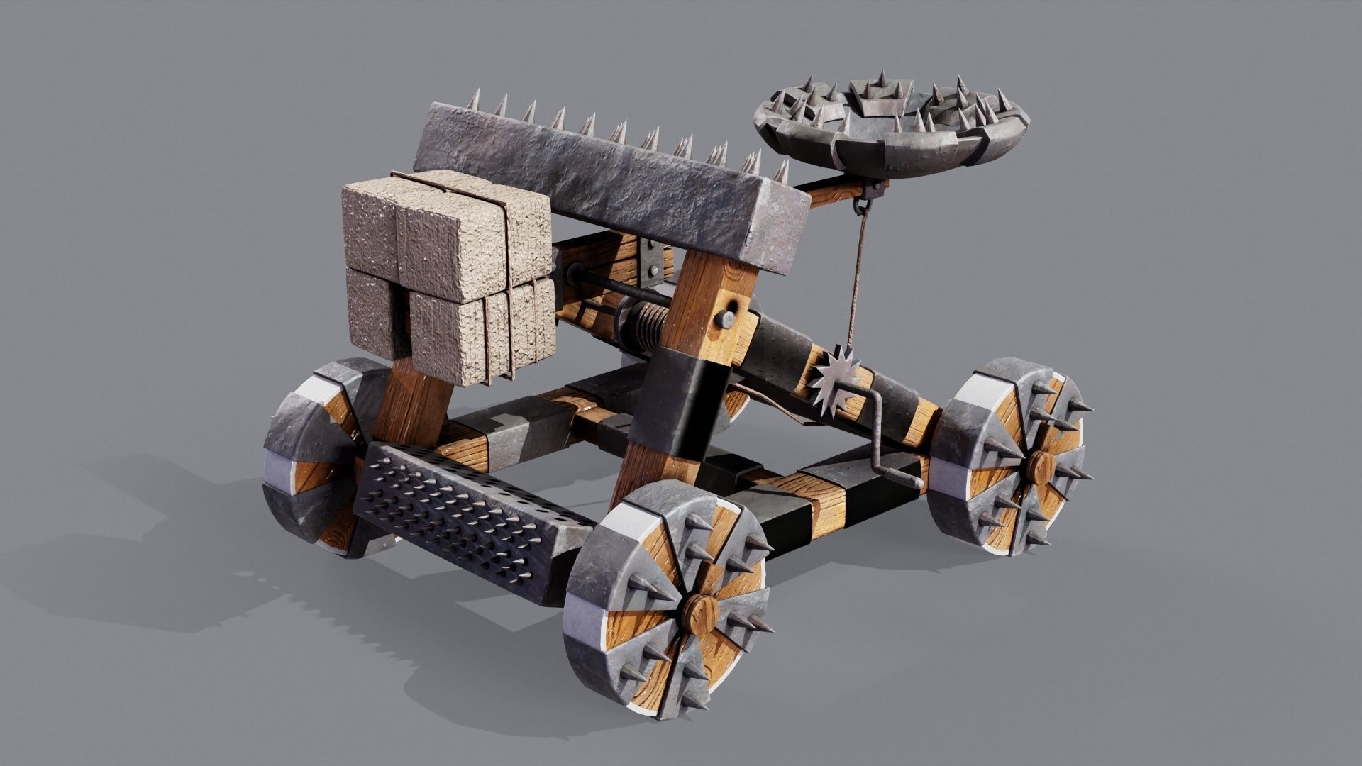 Catapult 3D model_5