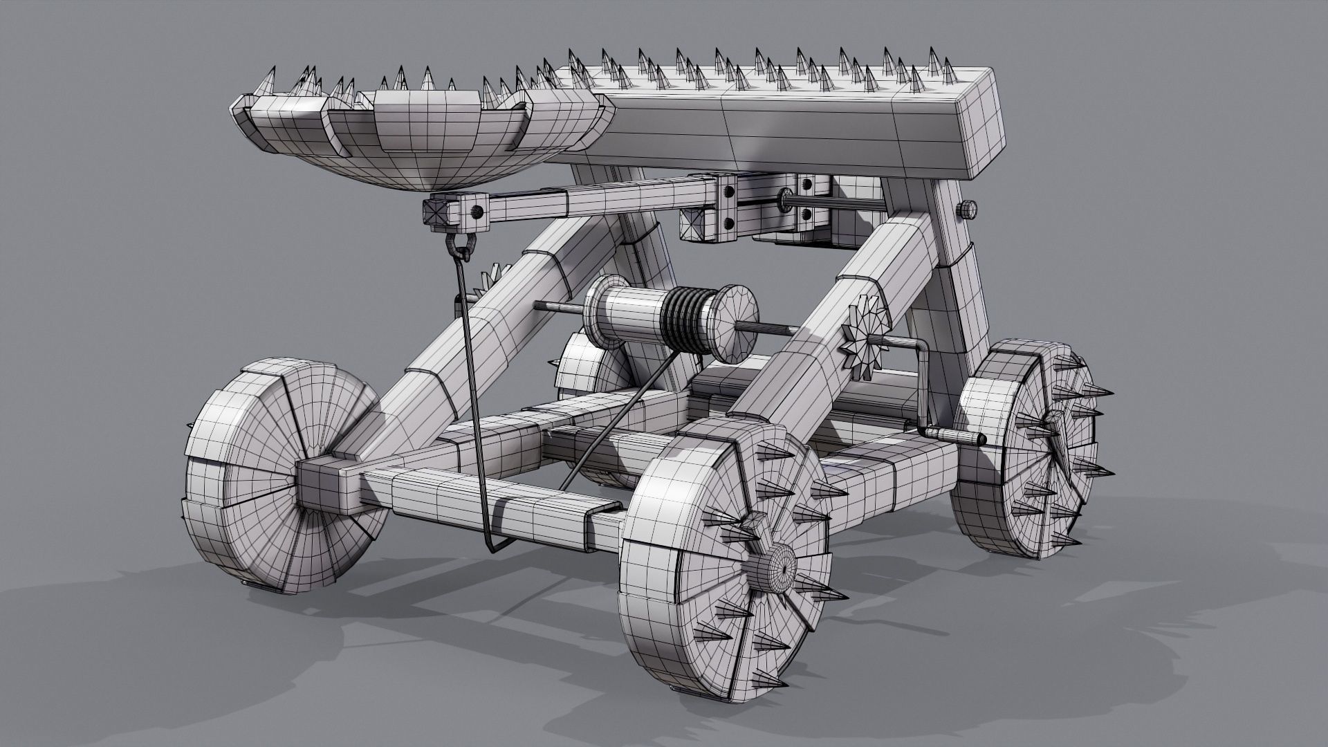 Catapult 3D model_8
