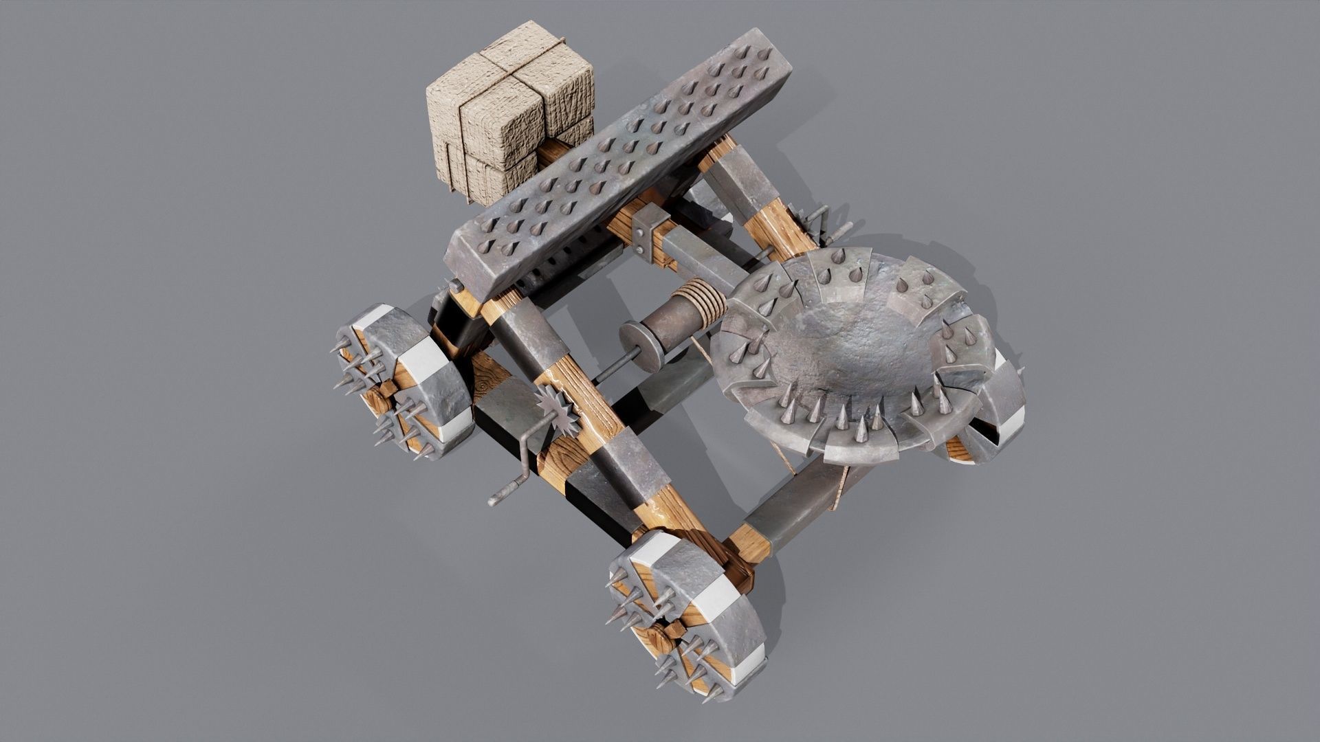 Catapult 3D model_4