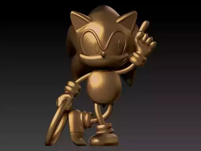 sonic 3D print model