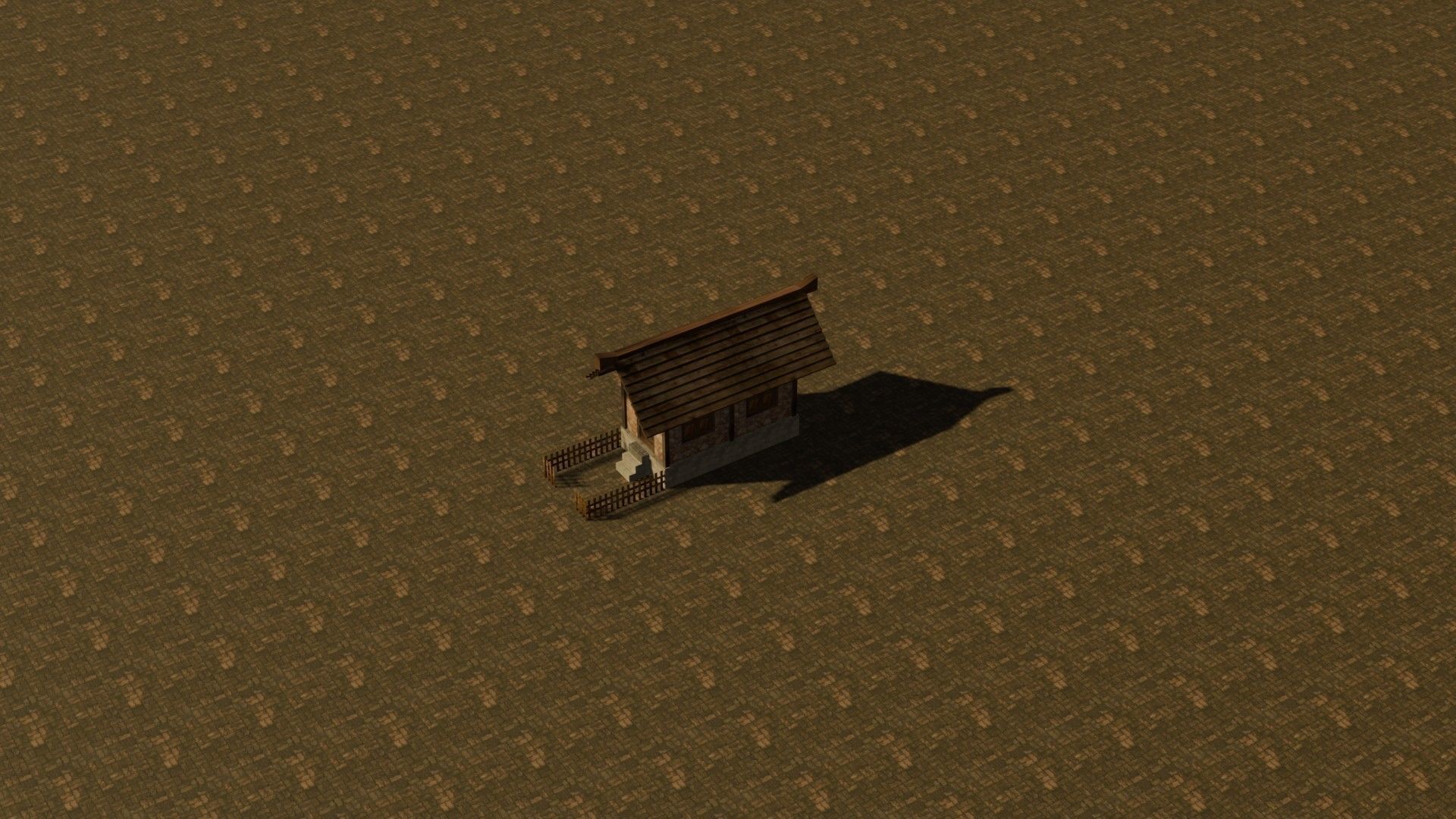 Medieval House 15 Free low-poly 3D model_19