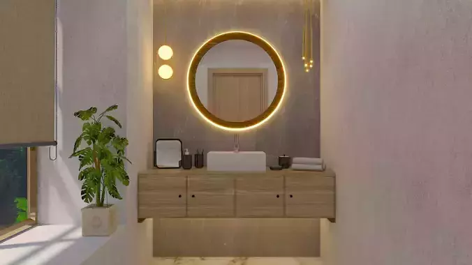 HAND WASHROOM 3D model
