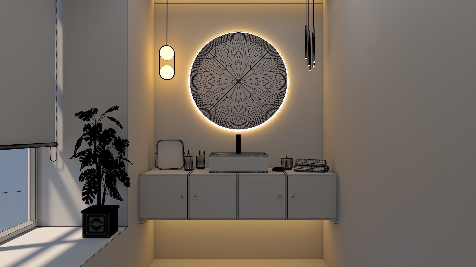 HAND WASHROOM 3D model_2