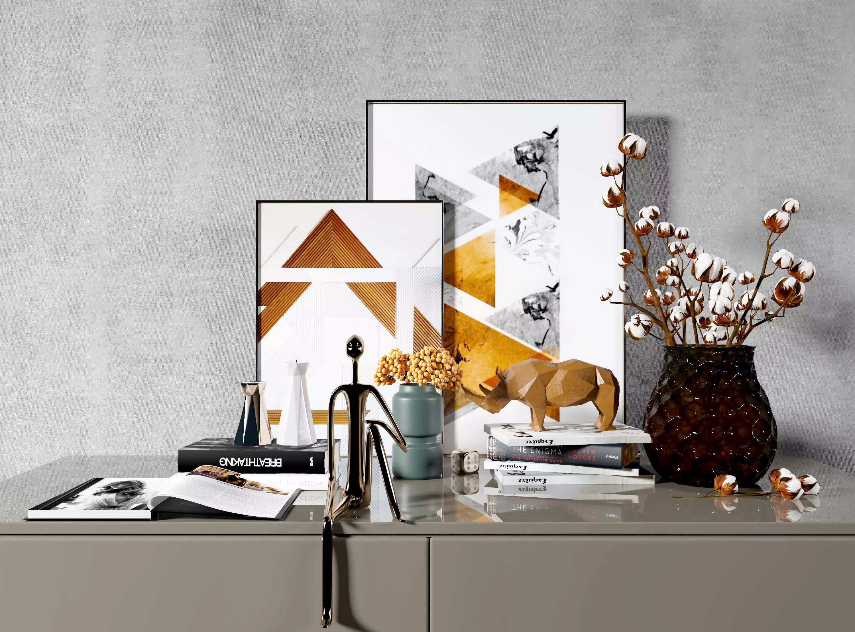 decoration Modern decorative 3D model_0