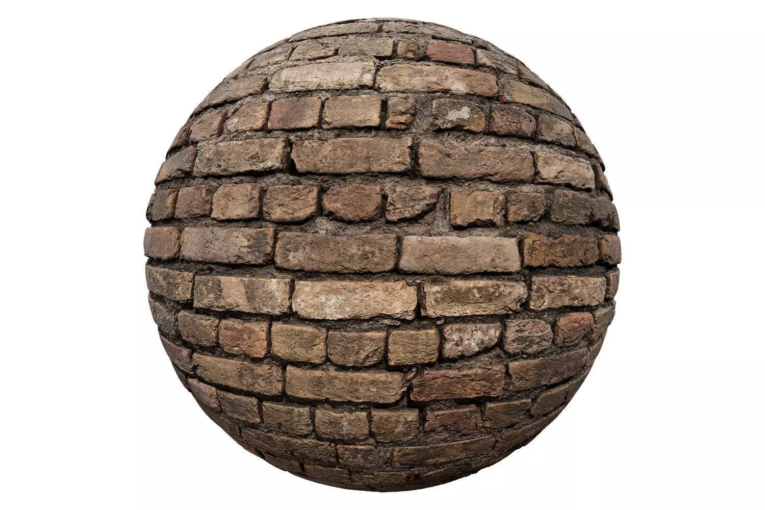 Old Brick Wall PBR Texture_0