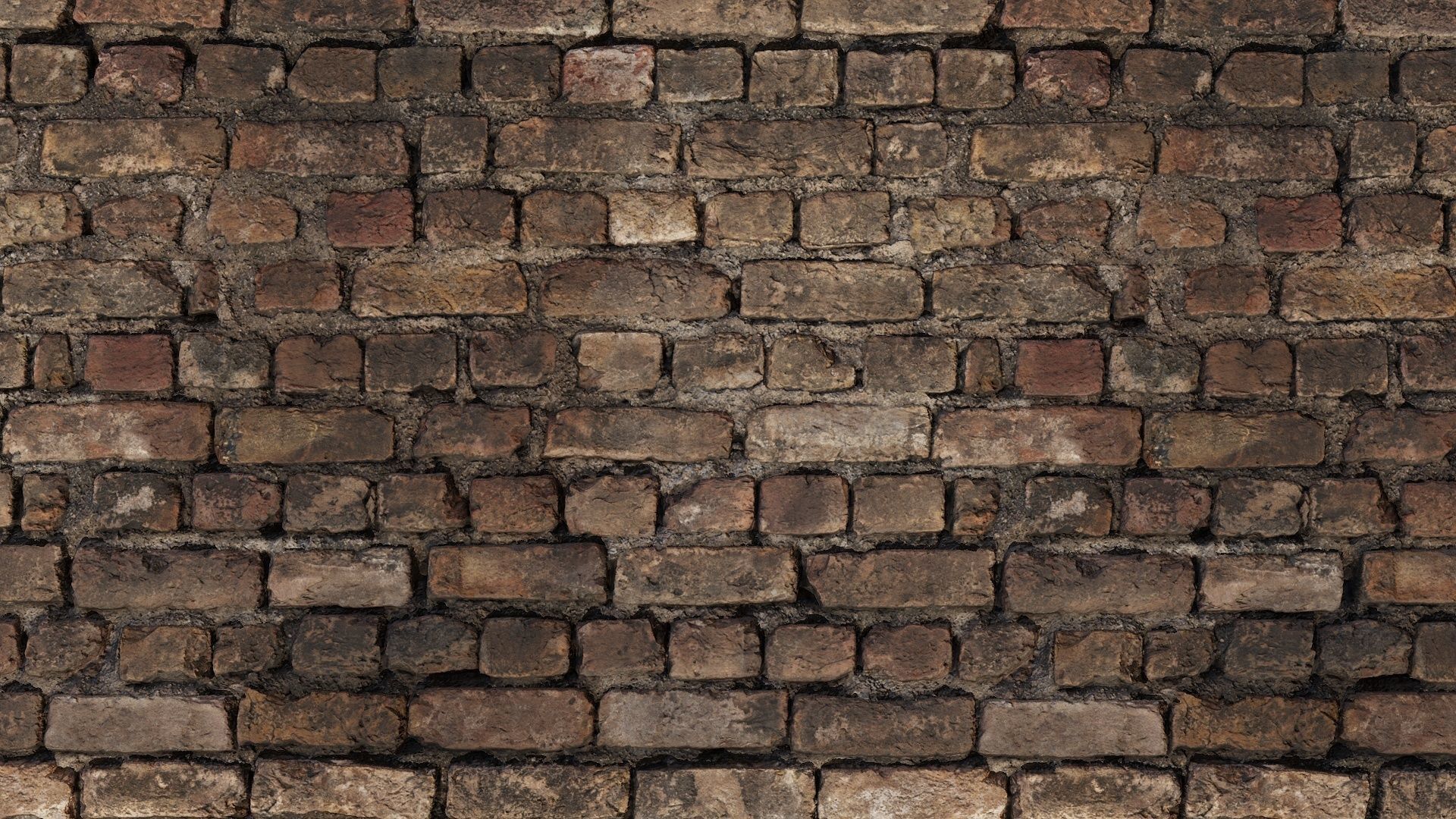 Old Brick Wall PBR Texture_1