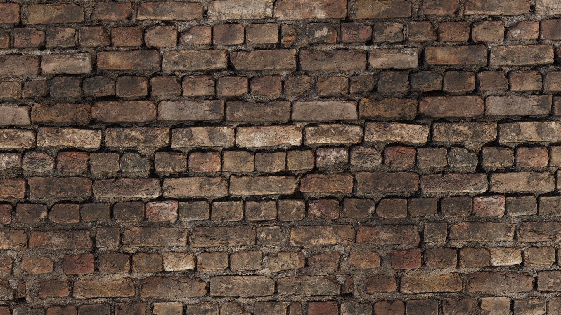 Old Brick Wall PBR Texture_4