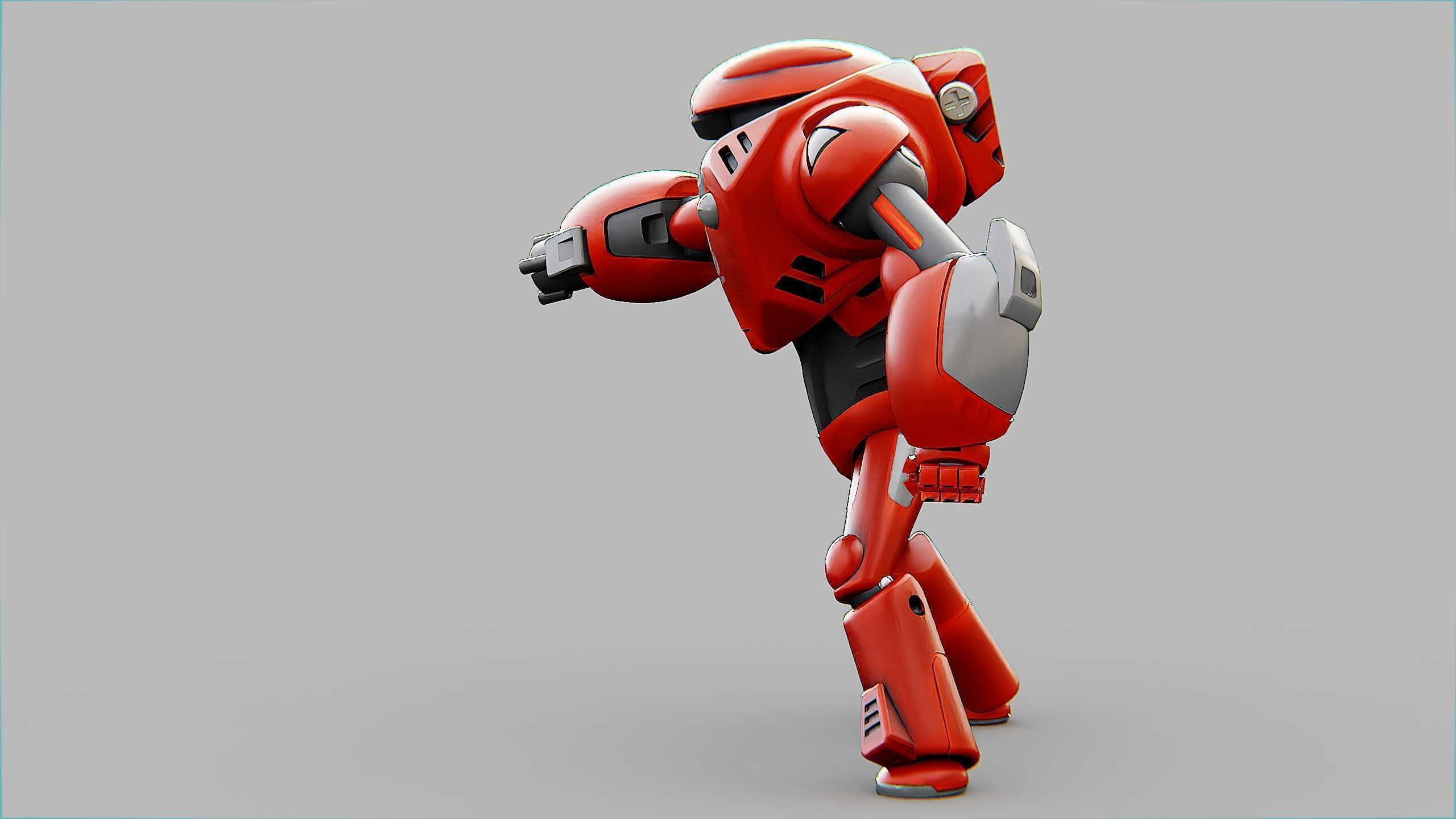 BATTLE DROID XZERONI Rigged for Unreal Engine - Unity - MIXAMO  3D model_7