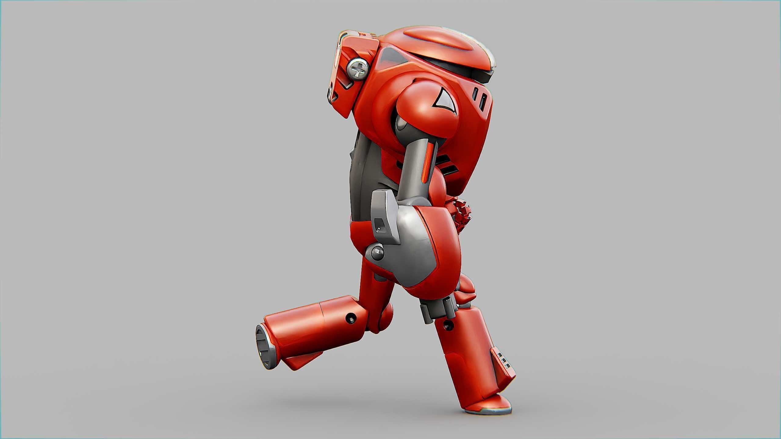 BATTLE DROID XZERONI Rigged for Unreal Engine - Unity - MIXAMO  3D model_28