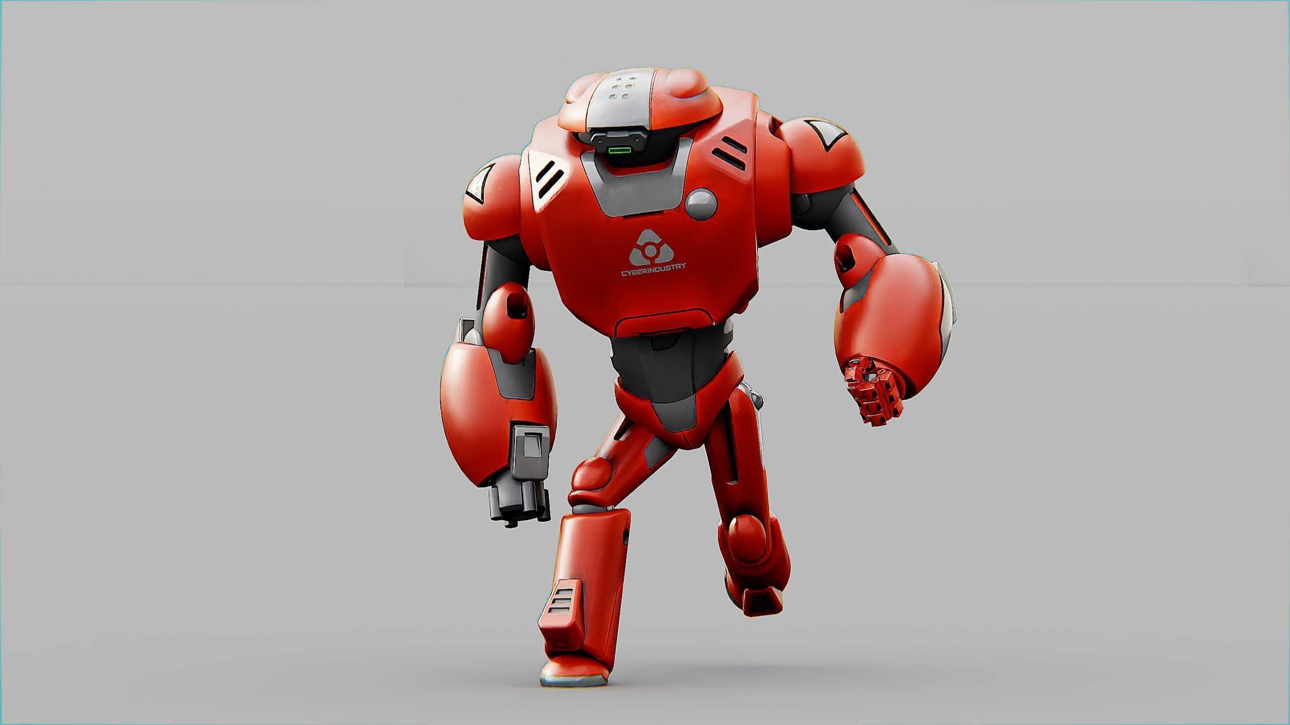 BATTLE DROID XZERONI Rigged for Unreal Engine - Unity - MIXAMO  3D model_26
