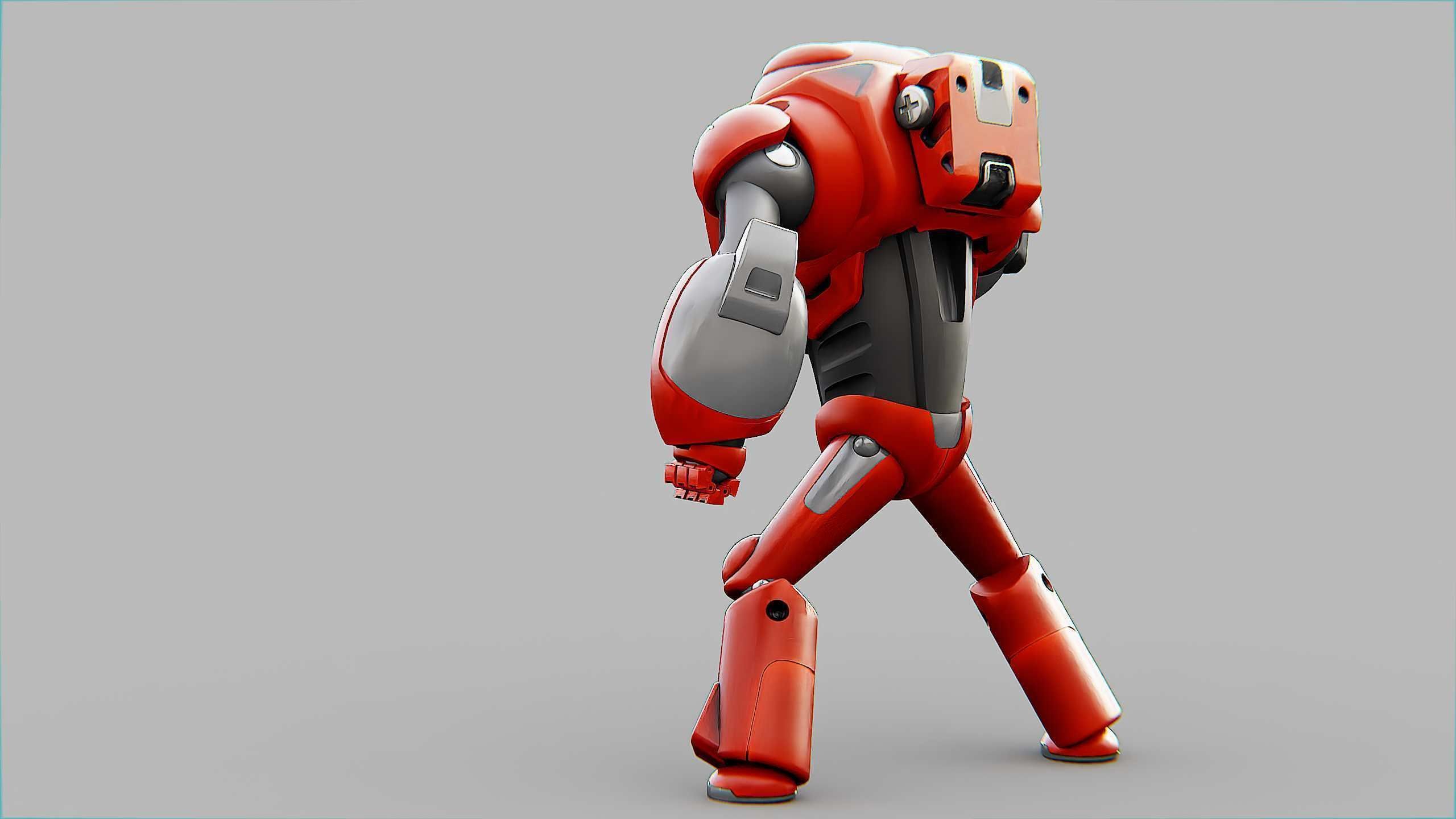 BATTLE DROID XZERONI Rigged for Unreal Engine - Unity - MIXAMO  3D model_9