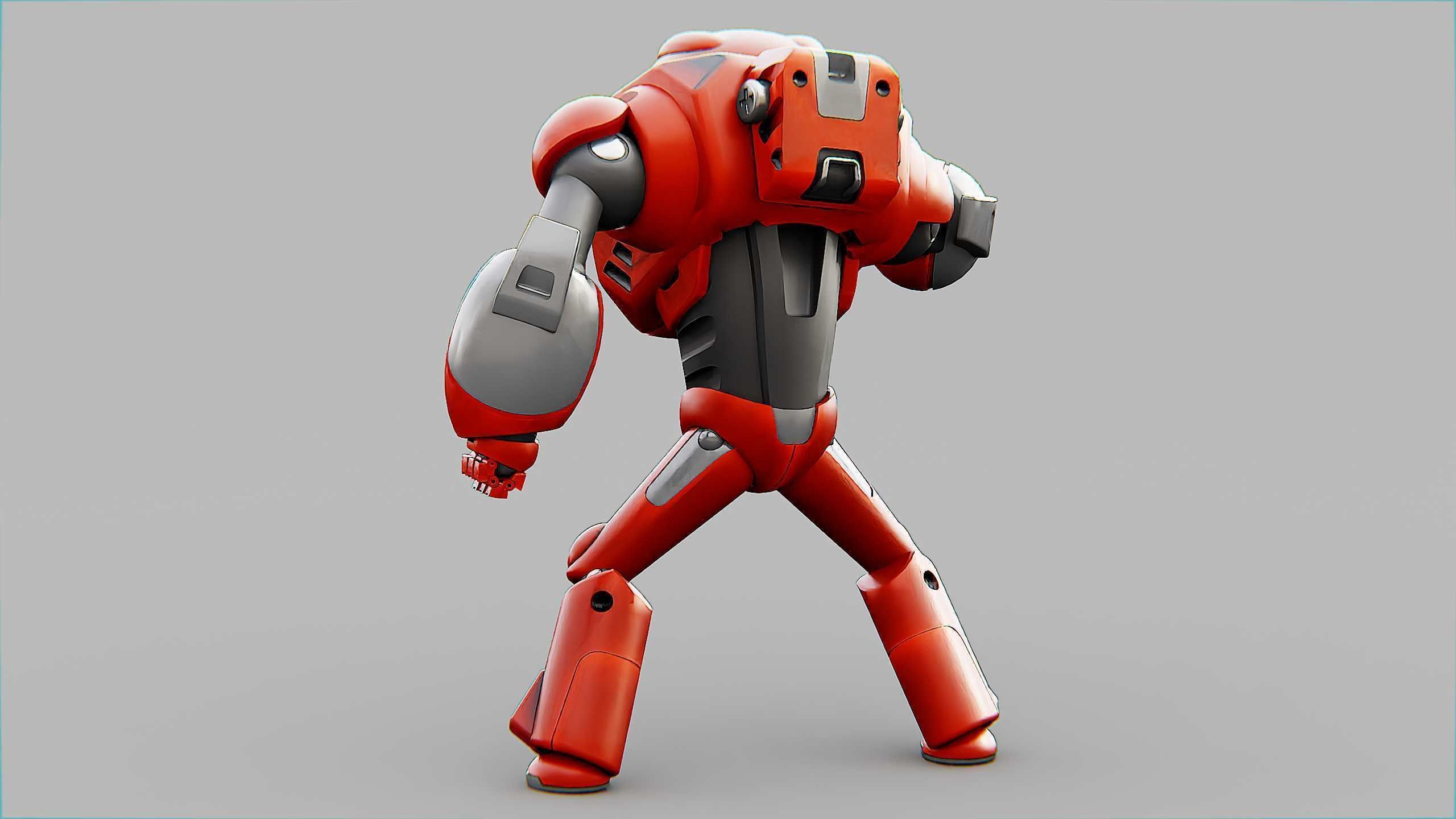 BATTLE DROID XZERONI Rigged for Unreal Engine - Unity - MIXAMO  3D model_10