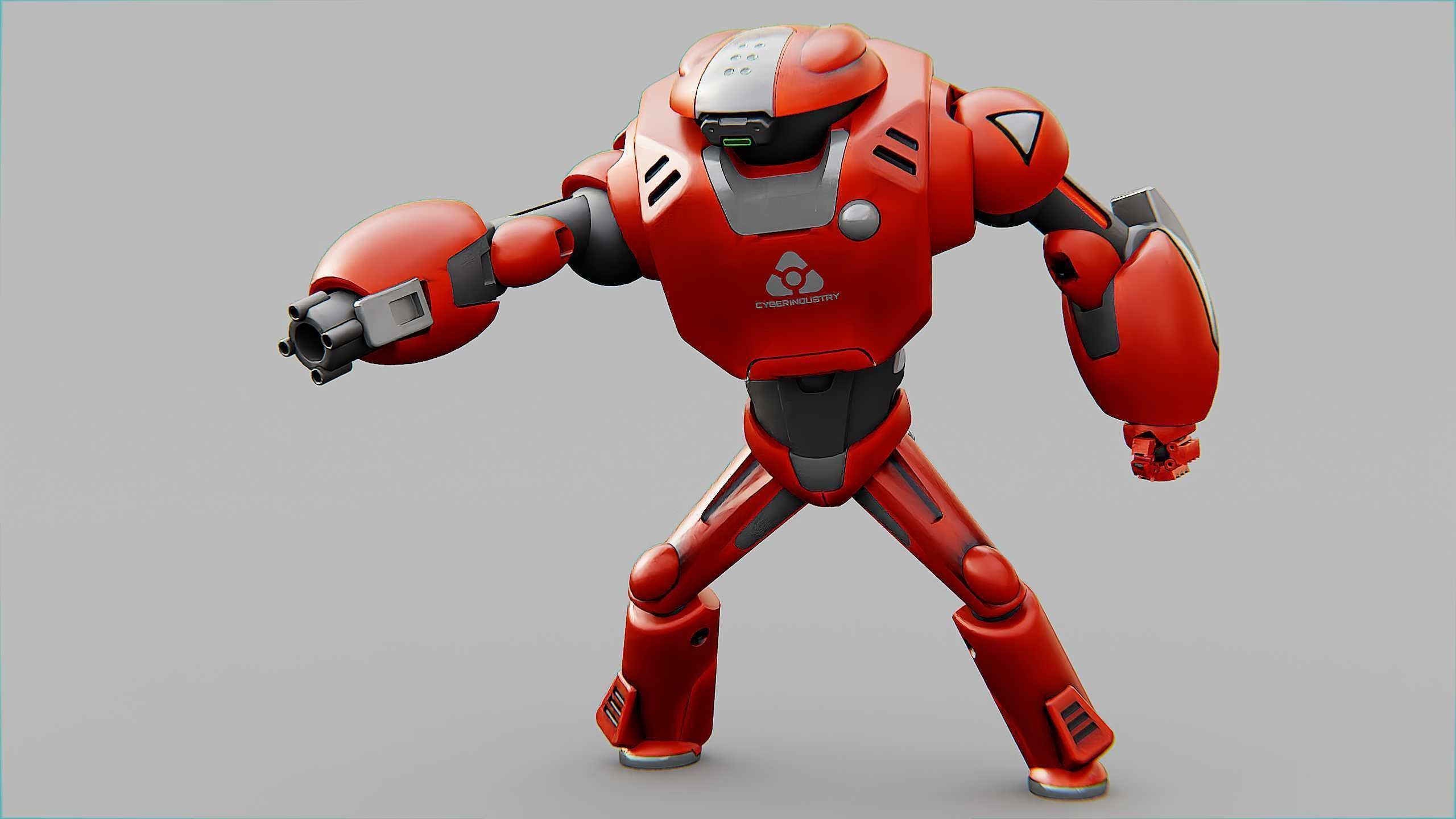 BATTLE DROID XZERONI Rigged for Unreal Engine - Unity - MIXAMO  3D model_3