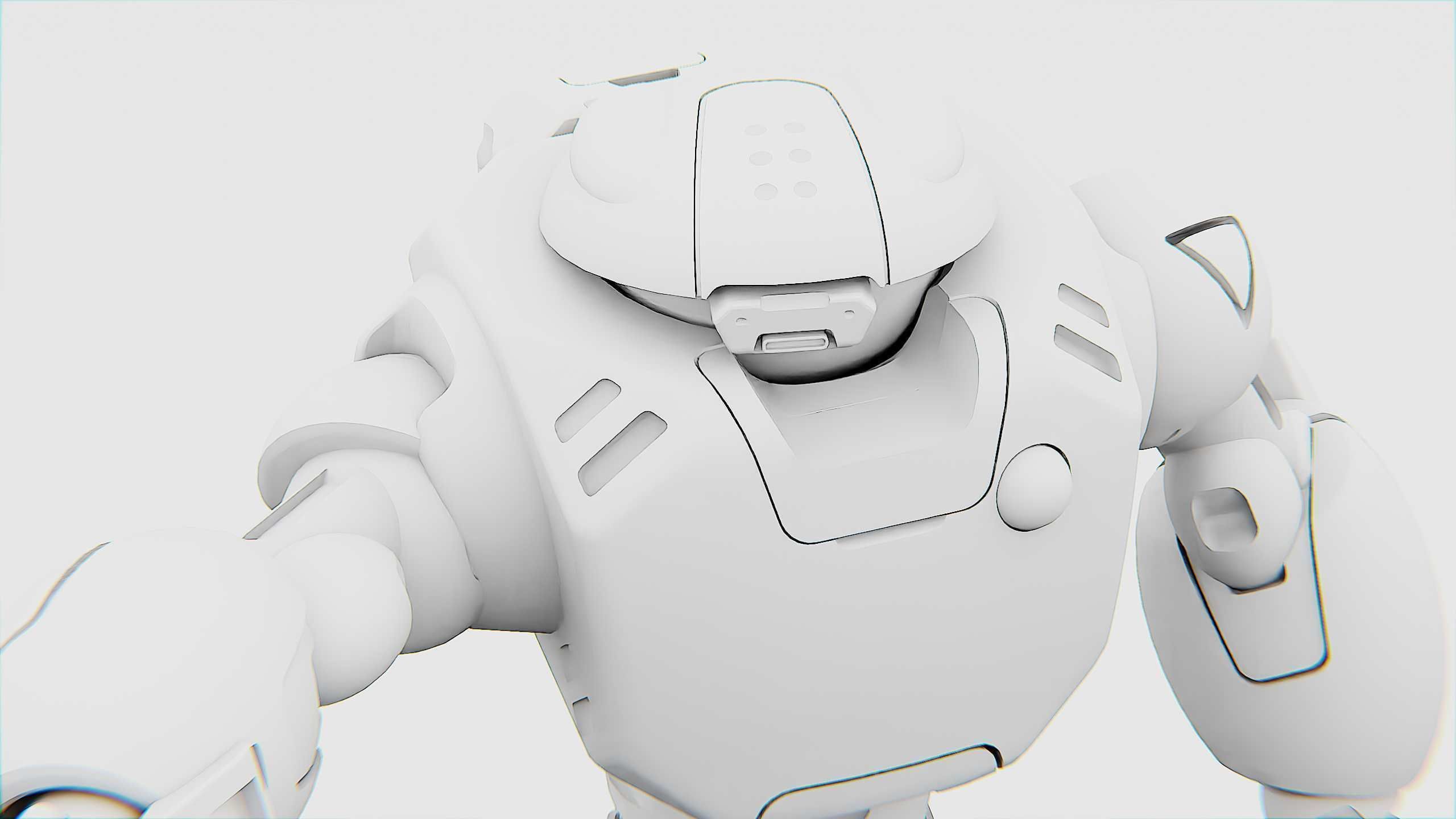 BATTLE DROID XZERONI Rigged for Unreal Engine - Unity - MIXAMO  3D model_34