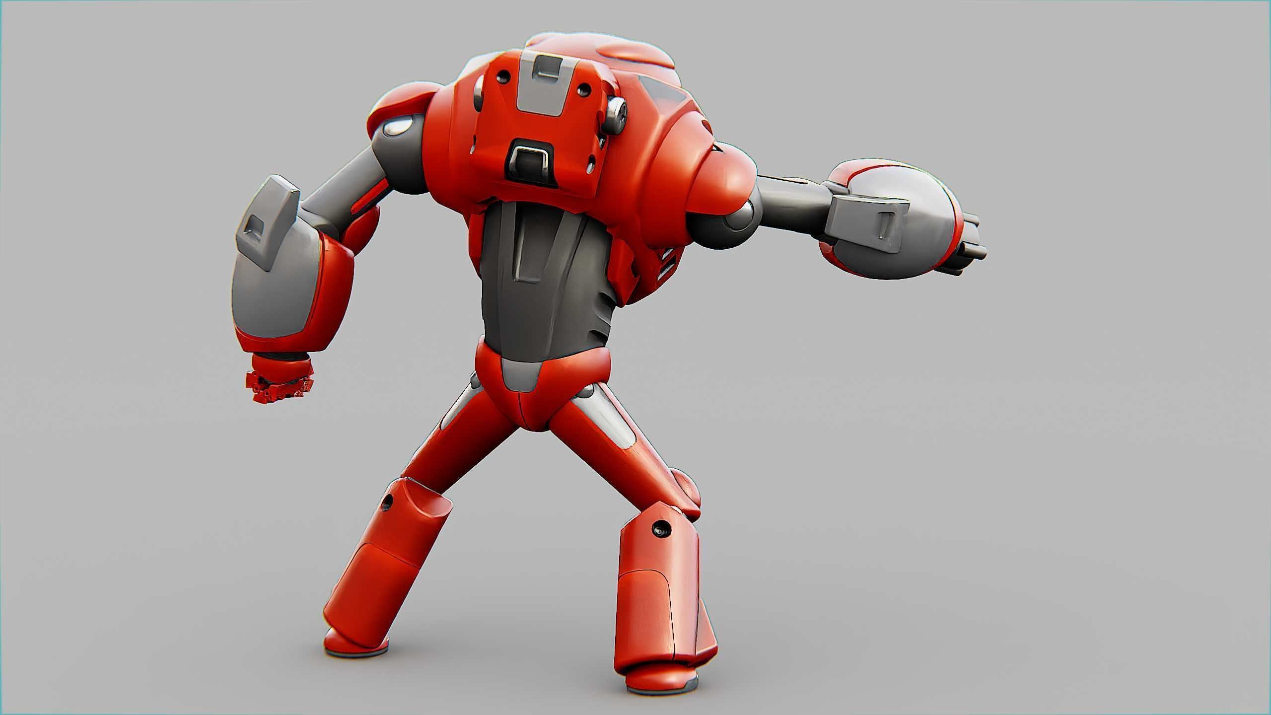 BATTLE DROID XZERONI Rigged for Unreal Engine - Unity - MIXAMO  3D model_12