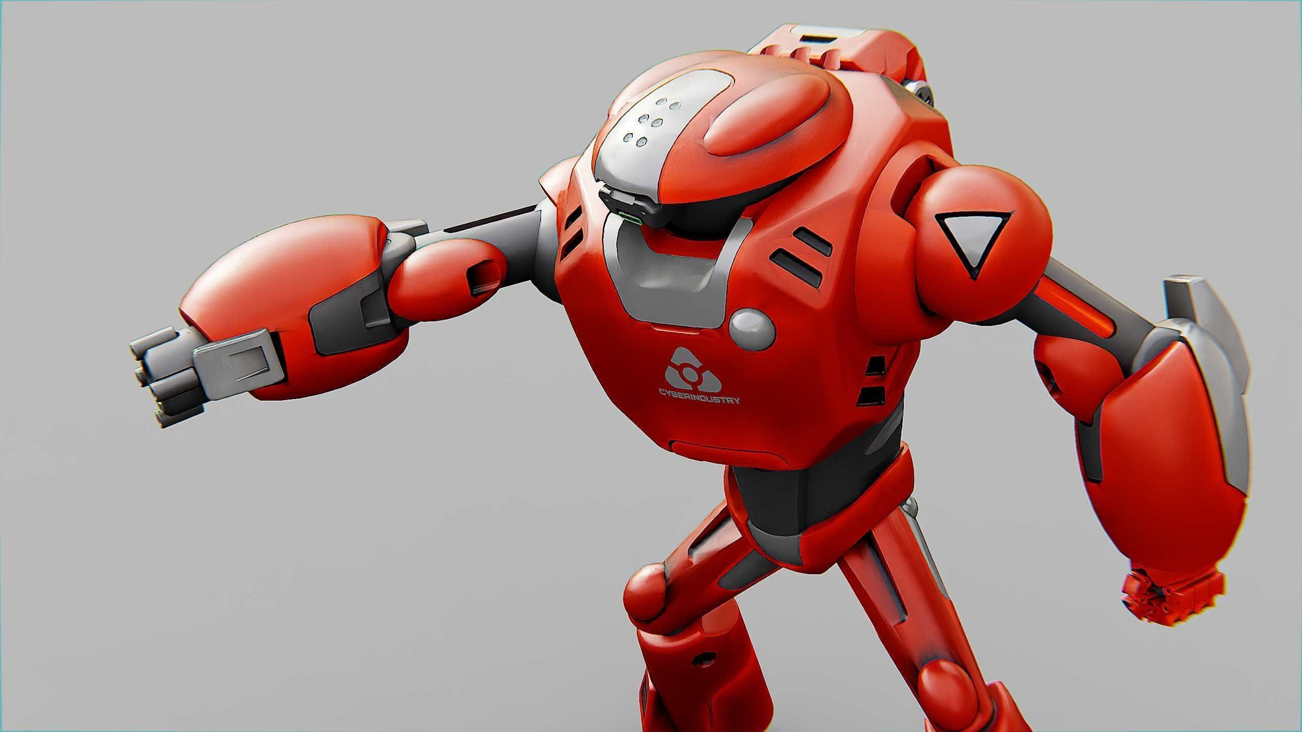 BATTLE DROID XZERONI Rigged for Unreal Engine - Unity - MIXAMO  3D model_18