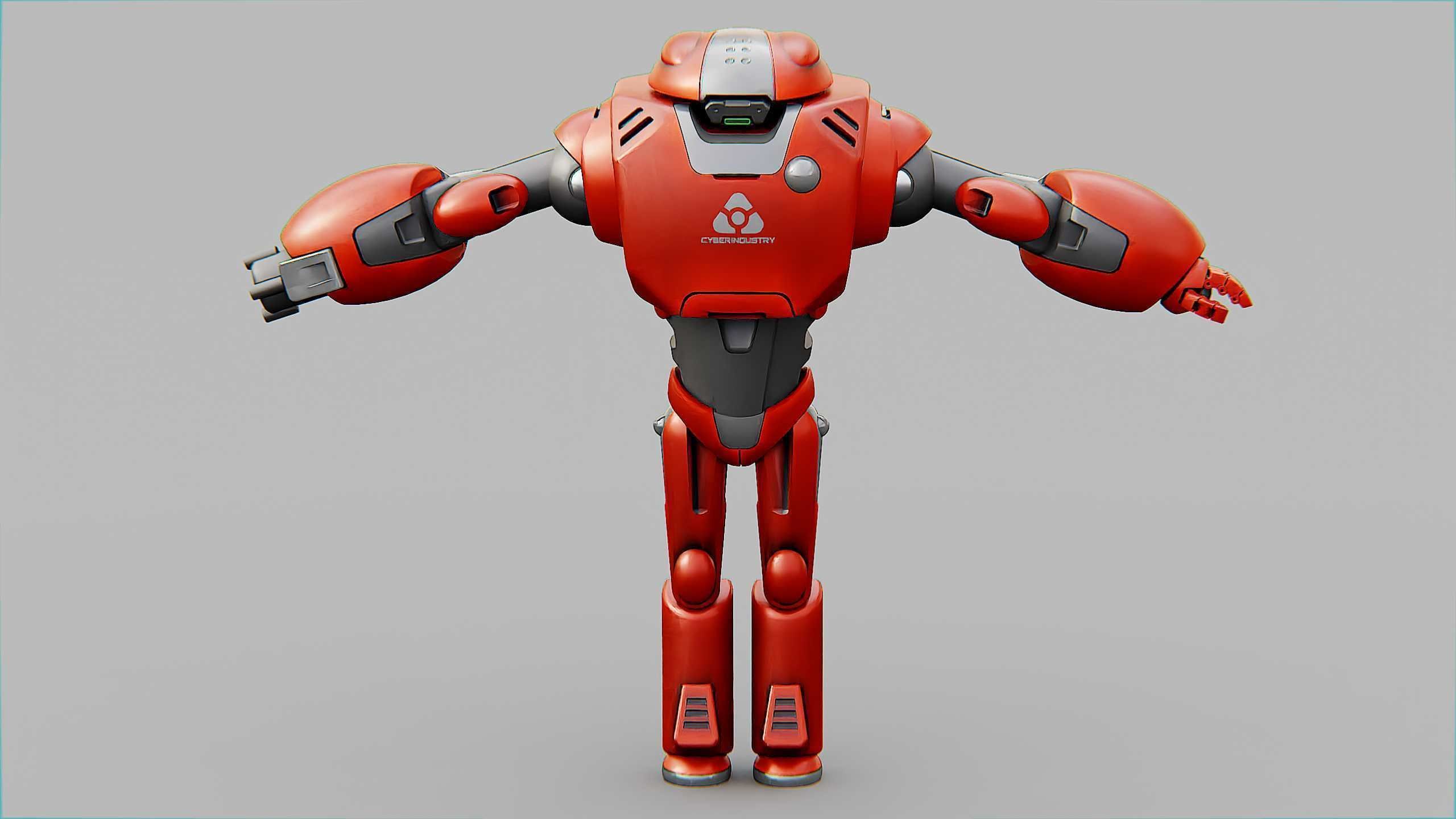 BATTLE DROID XZERONI Rigged for Unreal Engine - Unity - MIXAMO  3D model_24
