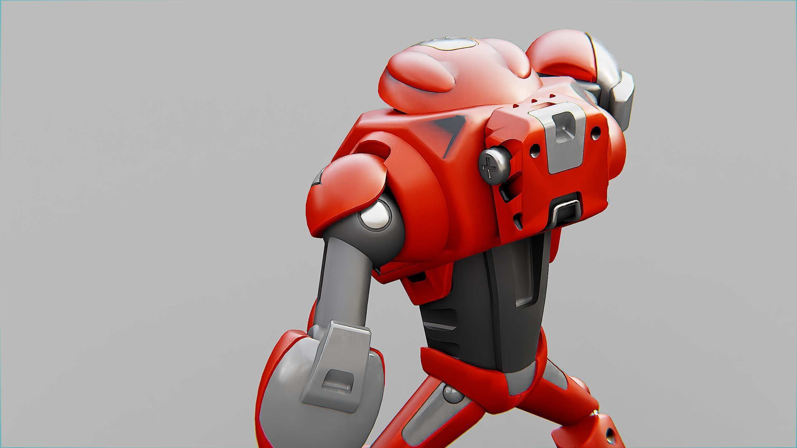 BATTLE DROID XZERONI Rigged for Unreal Engine - Unity - MIXAMO  3D model_19