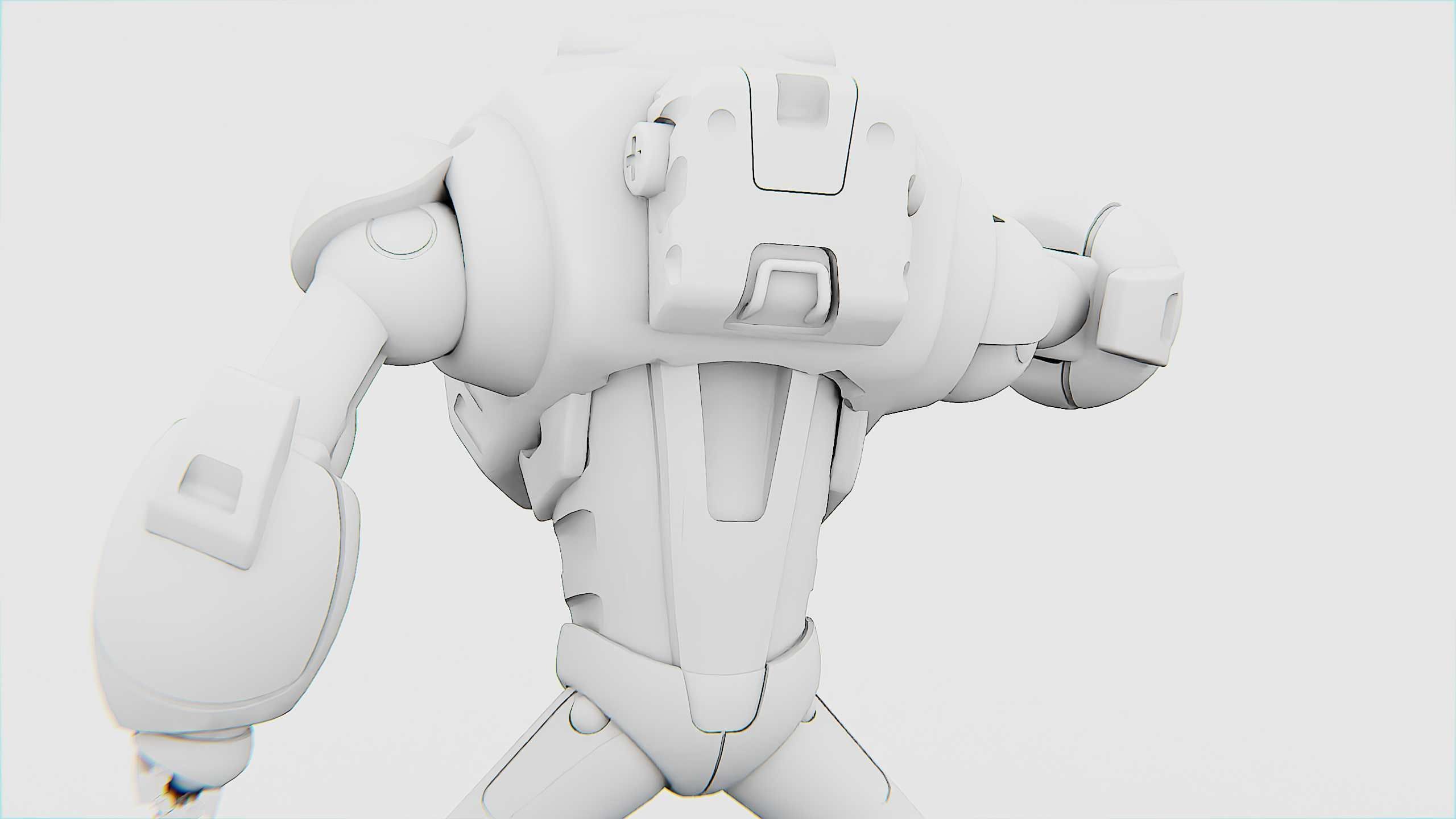 BATTLE DROID XZERONI Rigged for Unreal Engine - Unity - MIXAMO  3D model_33