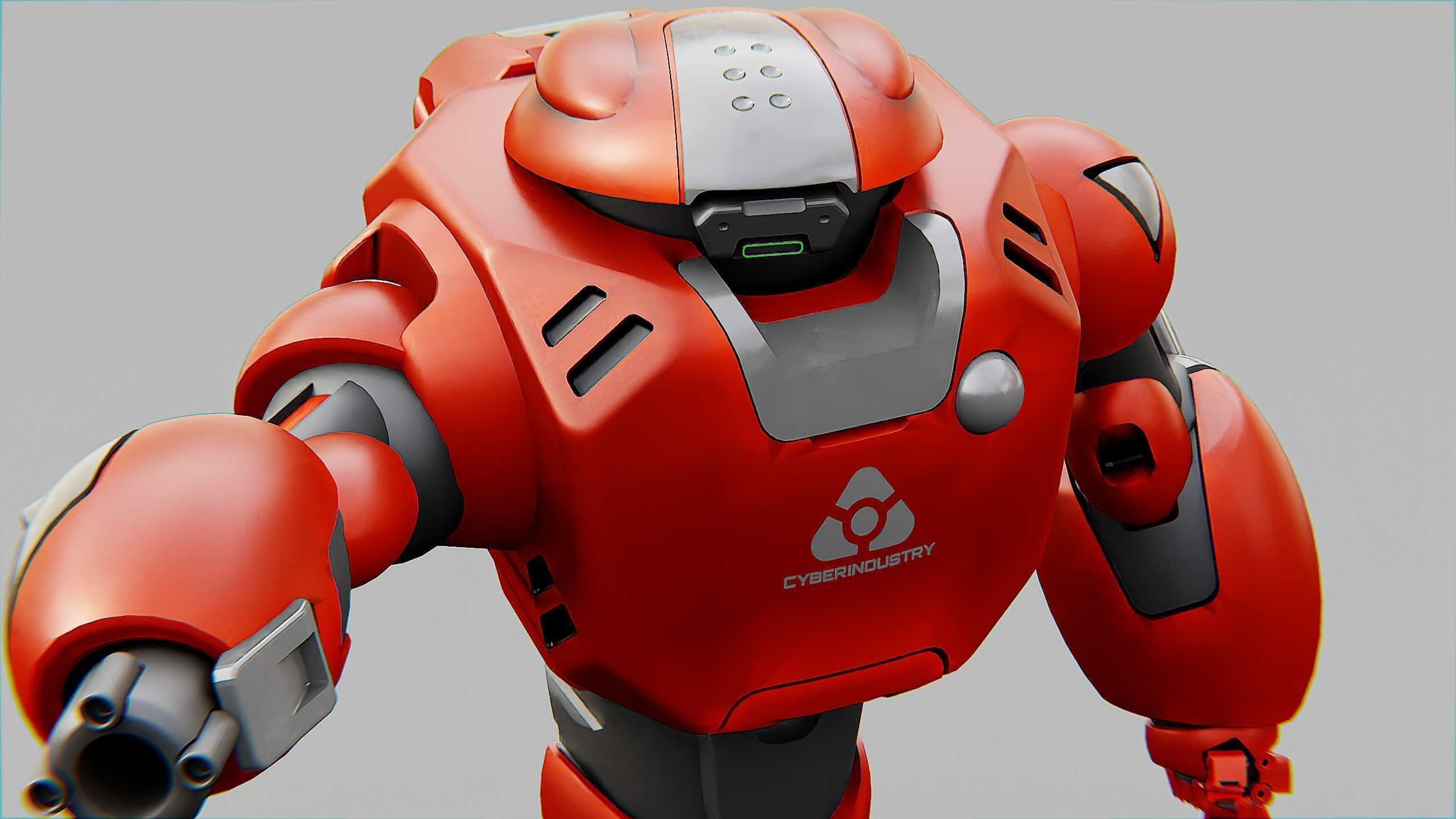 BATTLE DROID XZERONI Rigged for Unreal Engine - Unity - MIXAMO  3D model_21