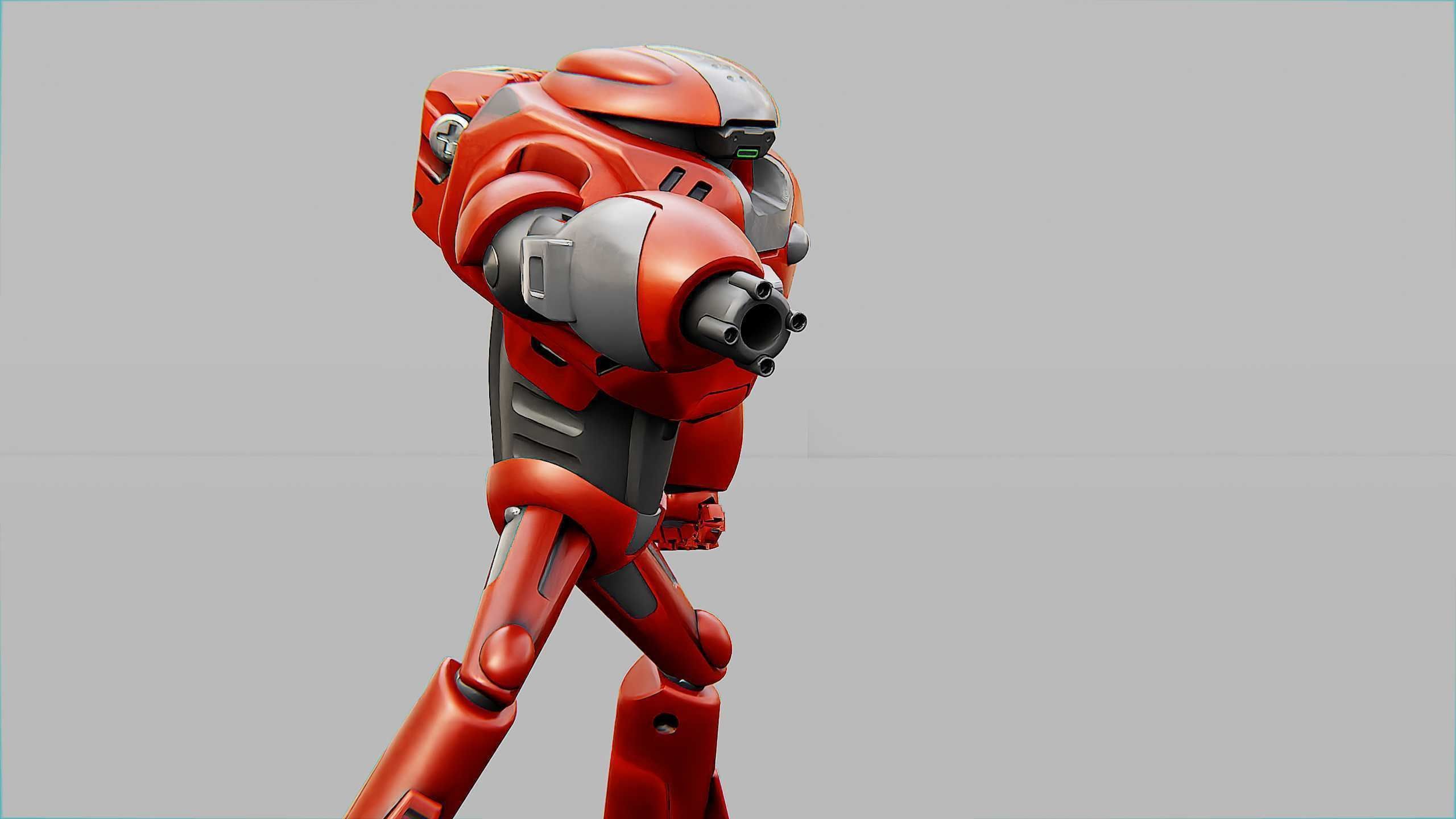 BATTLE DROID XZERONI Rigged for Unreal Engine - Unity - MIXAMO  3D model_15