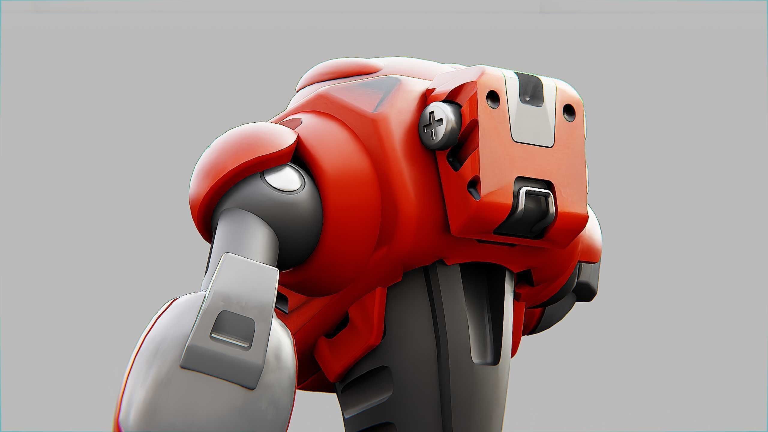 BATTLE DROID XZERONI Rigged for Unreal Engine - Unity - MIXAMO  3D model_22