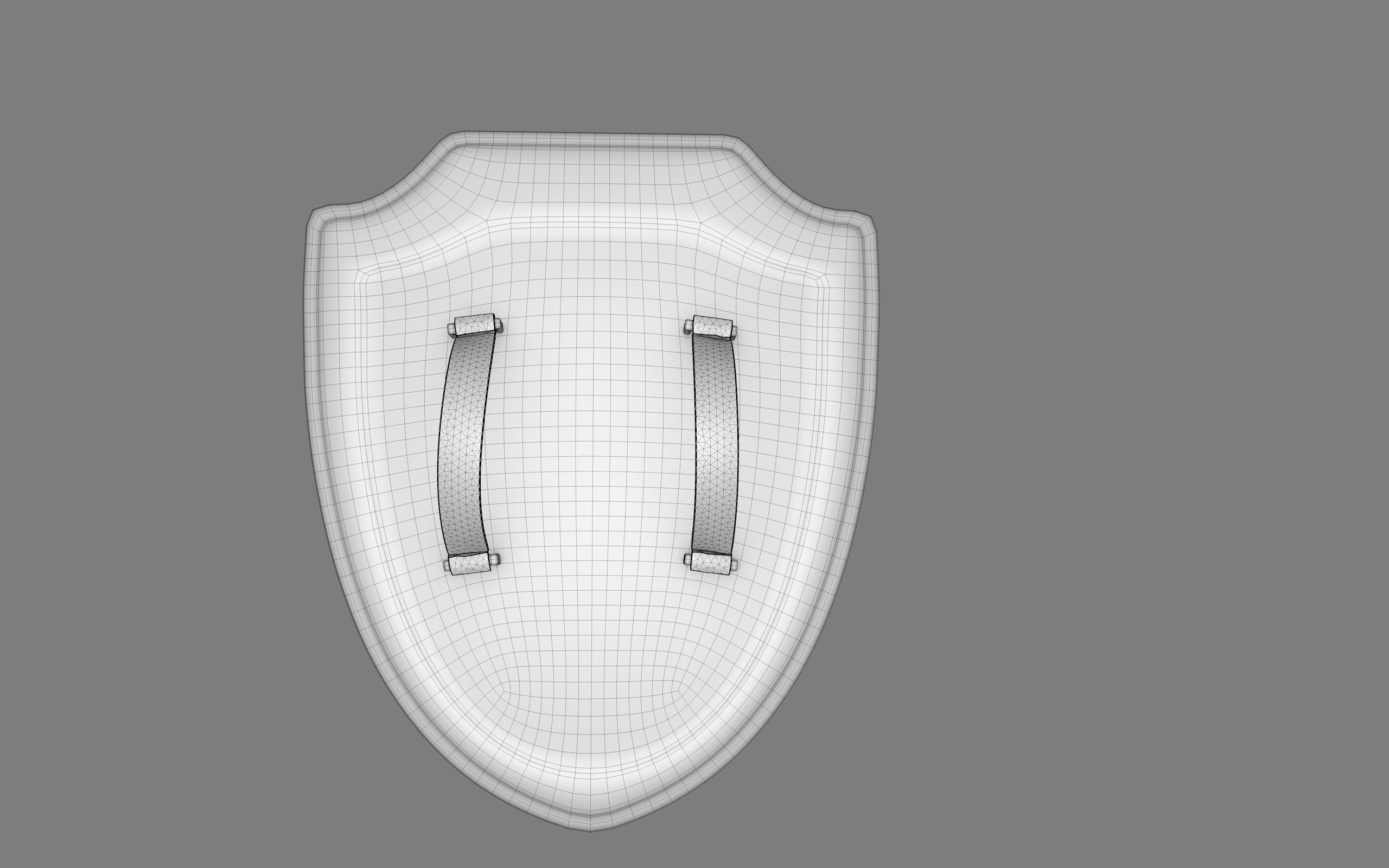 ANCIENT EGYPTIAN WAR SHIELD 3D MODEL Low-poly 3D model_23