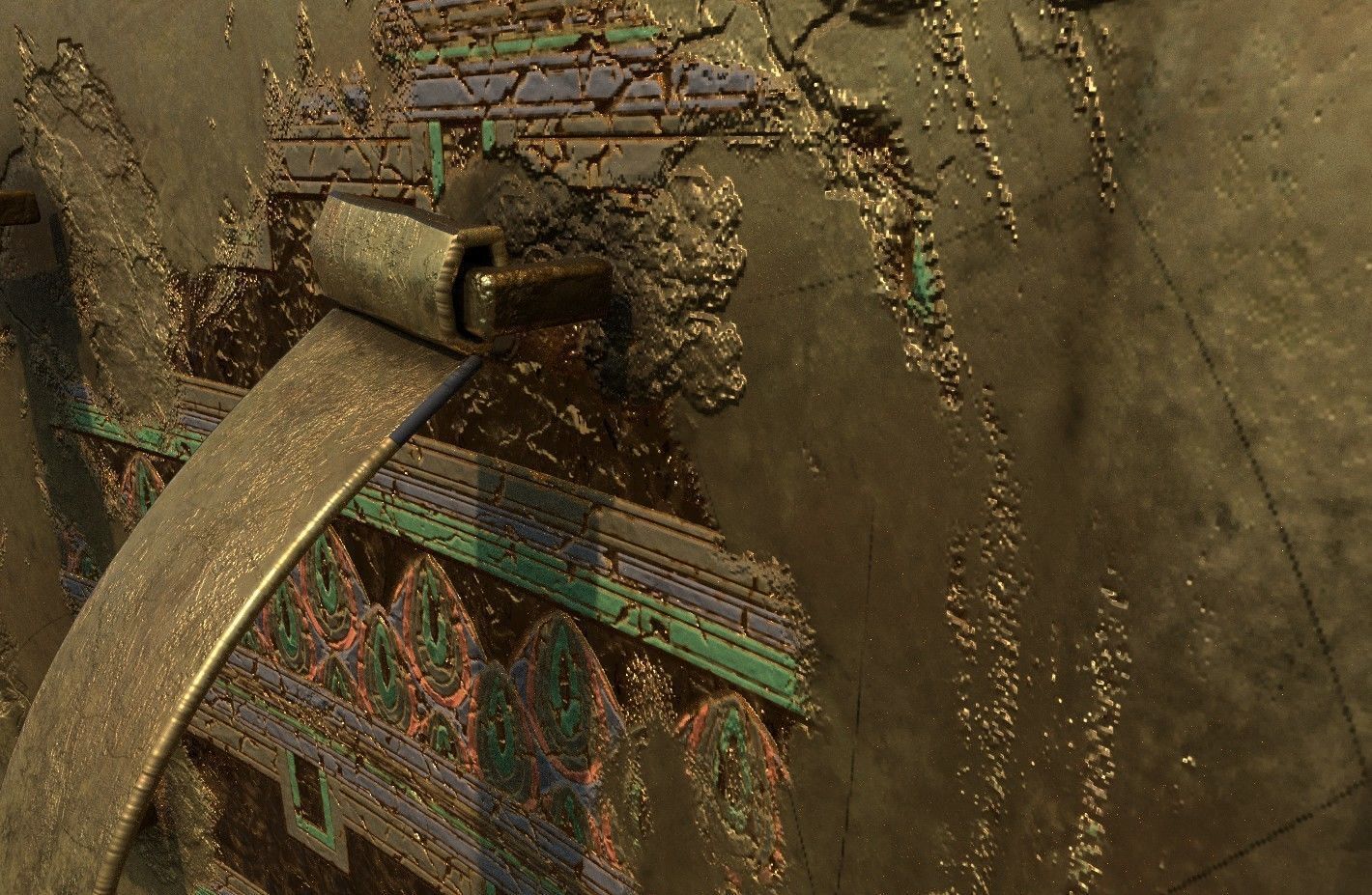 ANCIENT EGYPTIAN WAR SHIELD 3D MODEL Low-poly 3D model_13