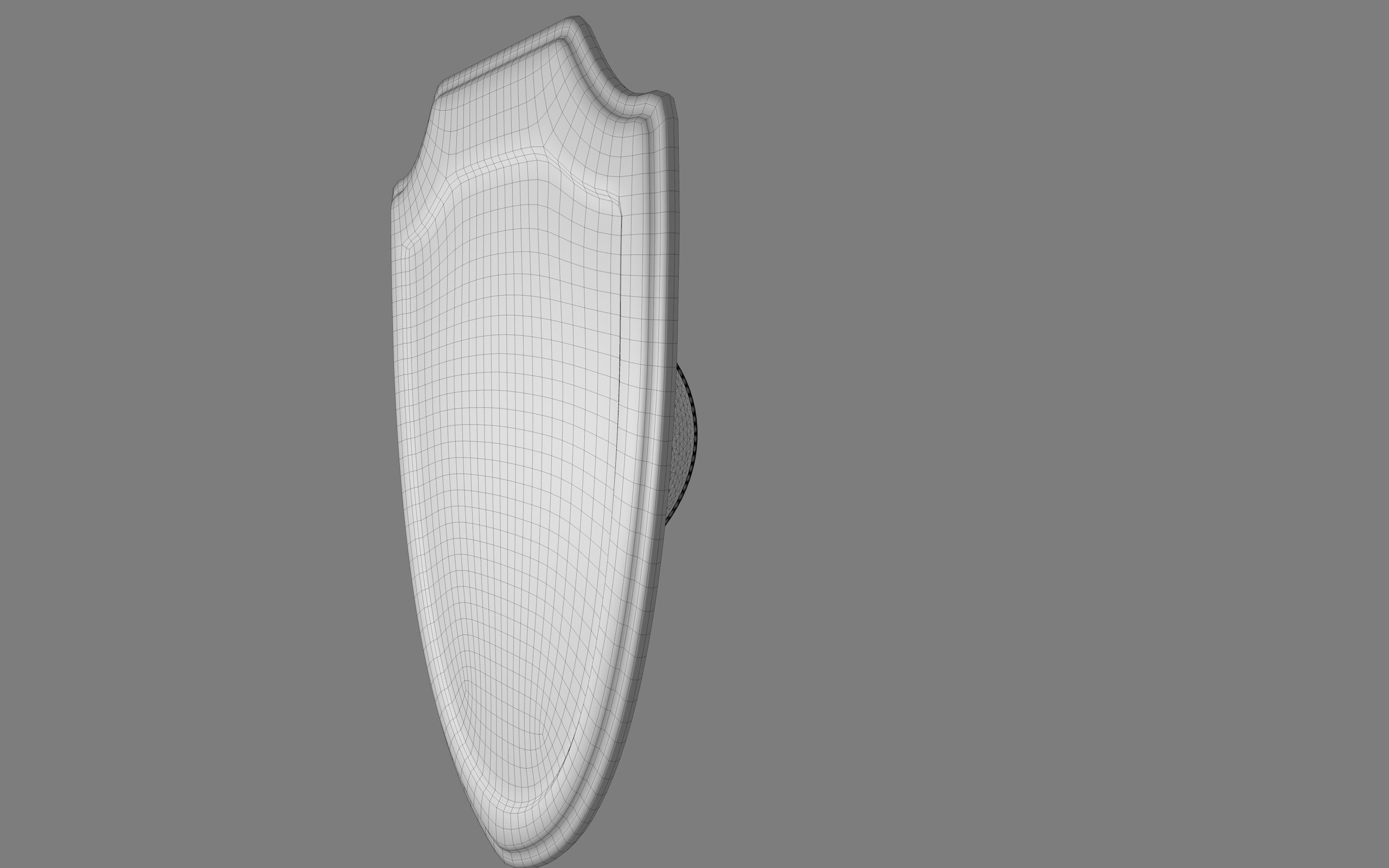 ANCIENT EGYPTIAN WAR SHIELD 3D MODEL Low-poly 3D model_25
