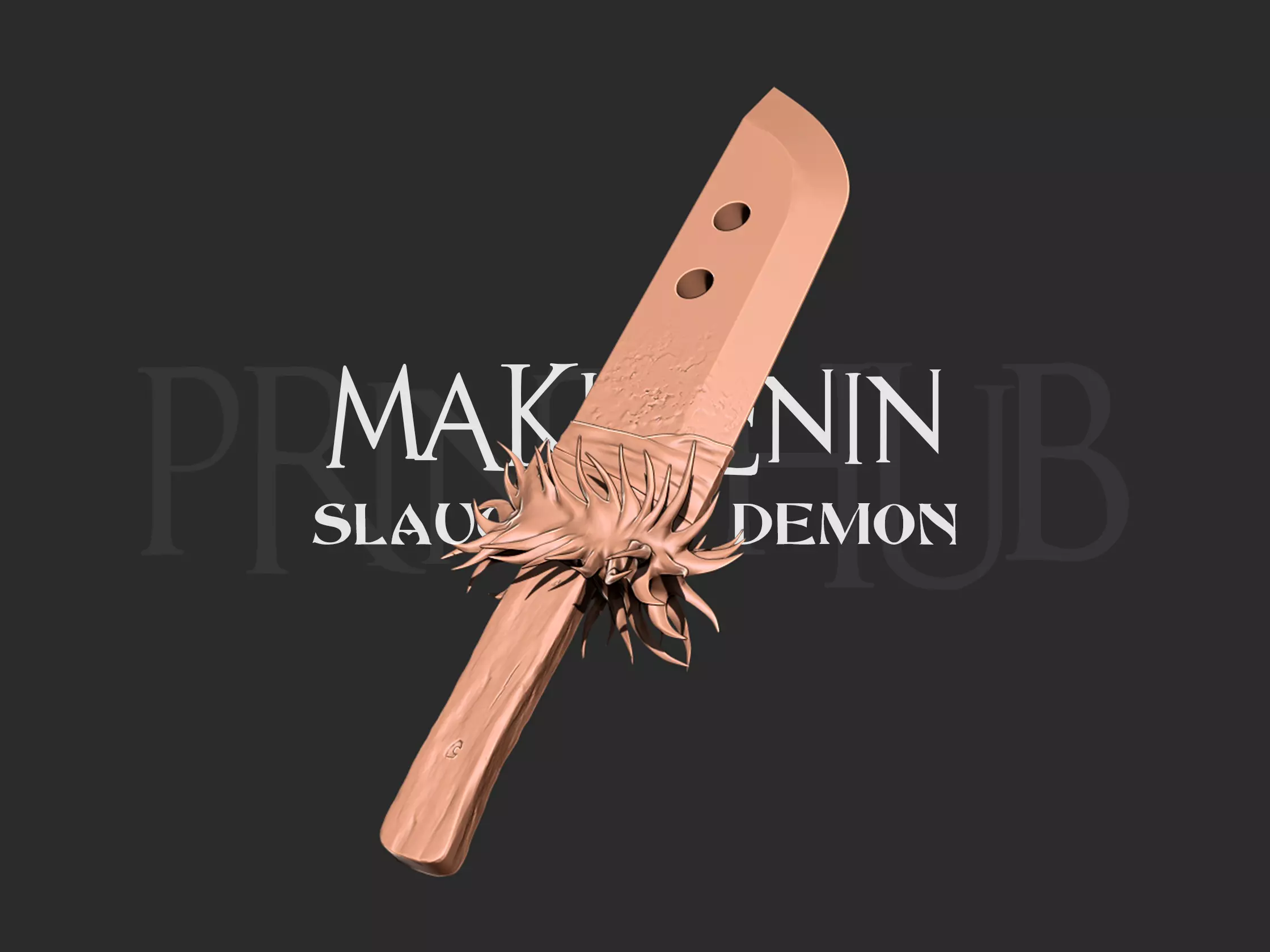 Slaughter Demon Blade - Maki Zenin Jujutsu Kaisen 3D print model_0